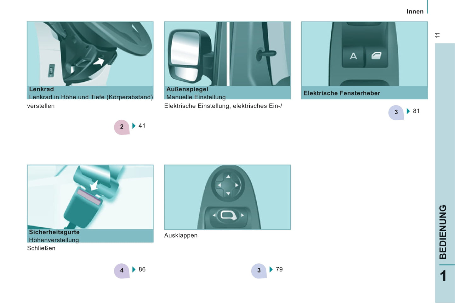 2011-2012 Citroën Jumpy Owner's Manual | German