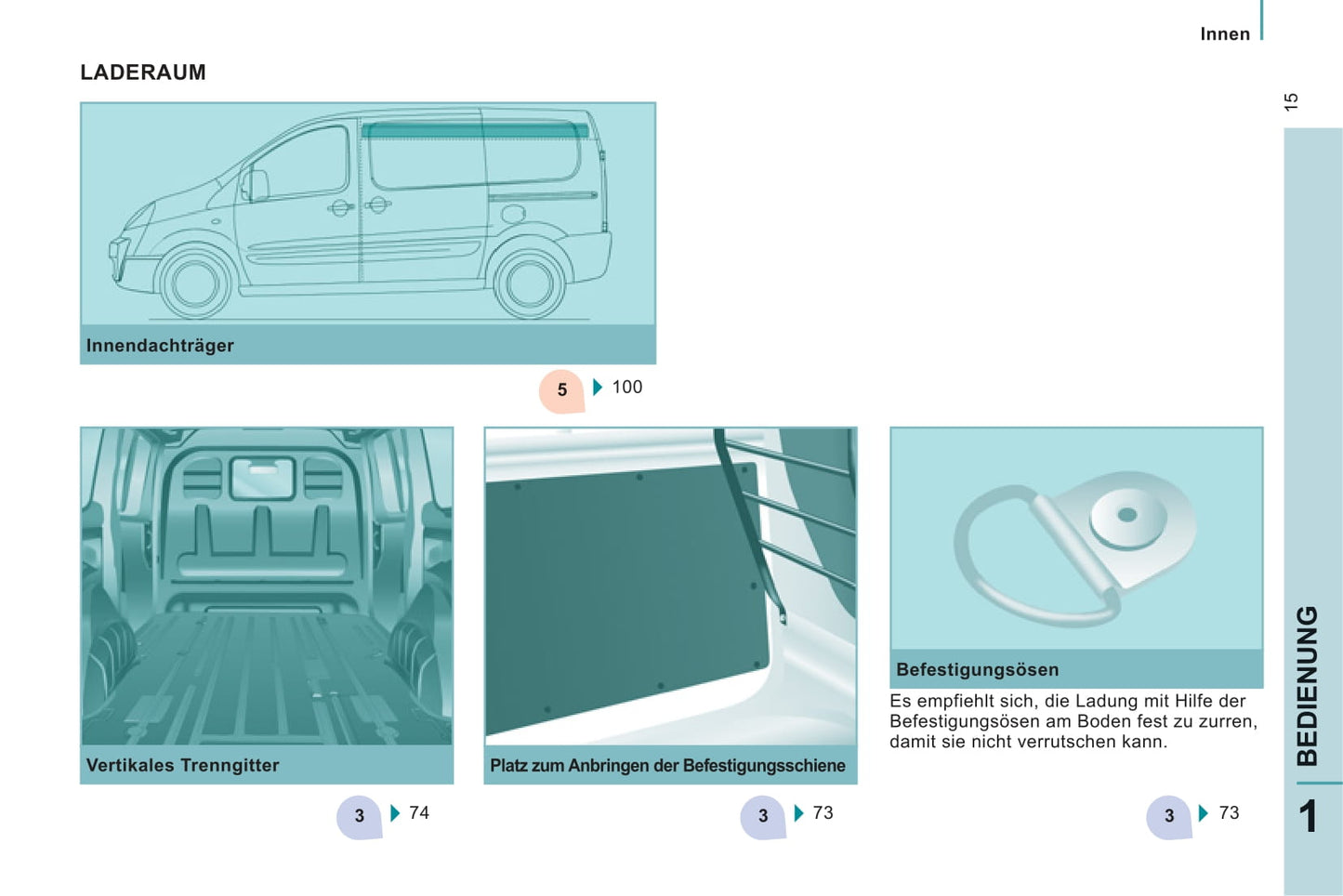 2011-2012 Citroën Jumpy Owner's Manual | German