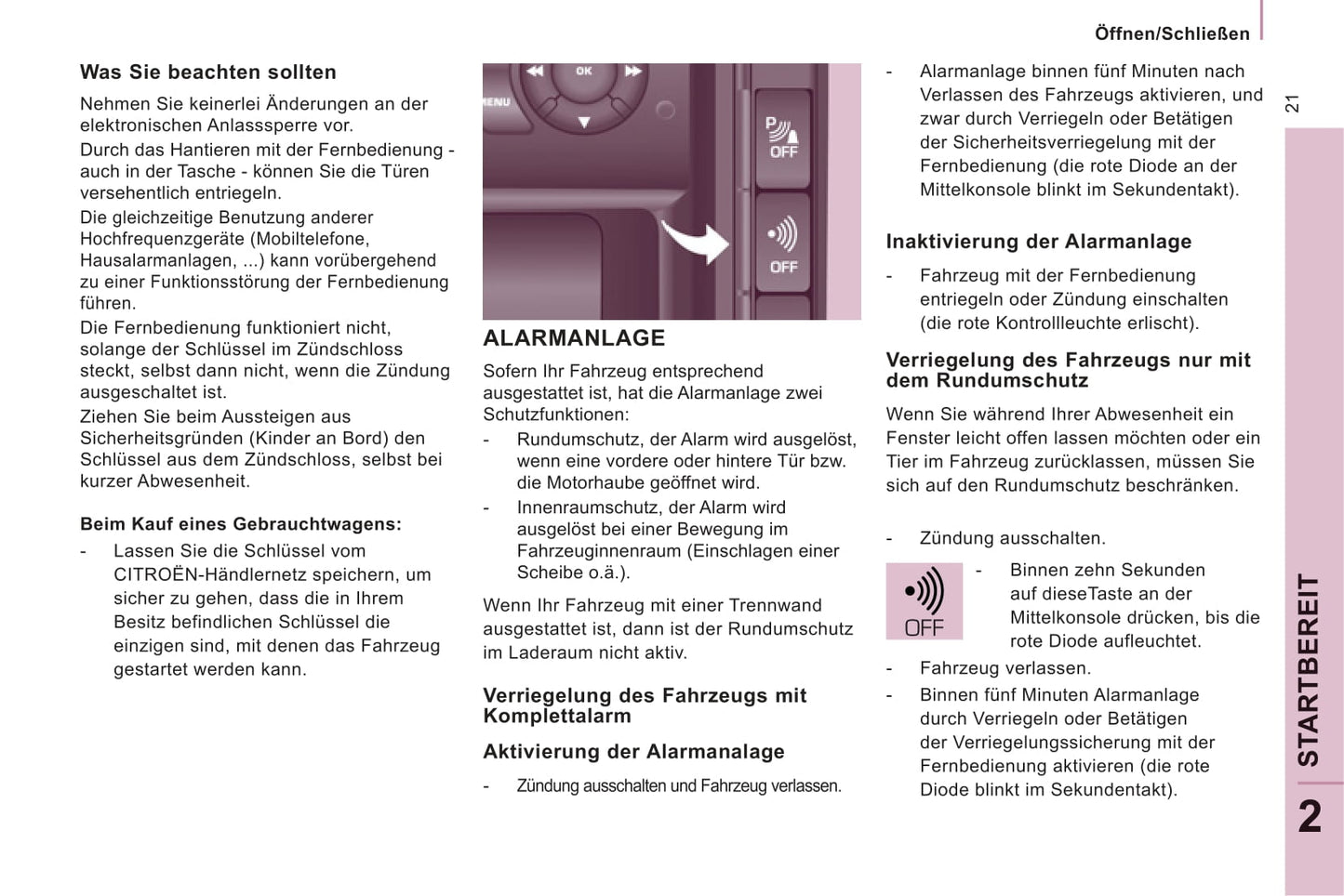 2011-2012 Citroën Jumpy Owner's Manual | German