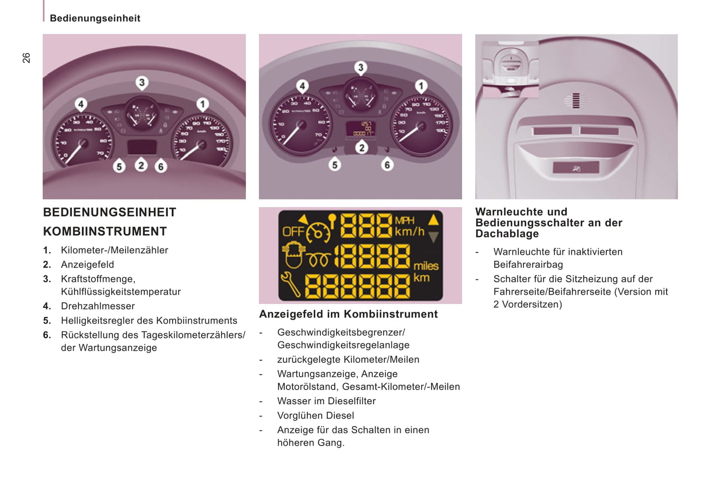 2011-2012 Citroën Jumpy Owner's Manual | German