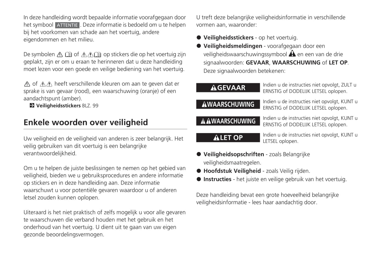 2021-2022 Honda HR-V e:HEV Owner's Manual | Dutch
