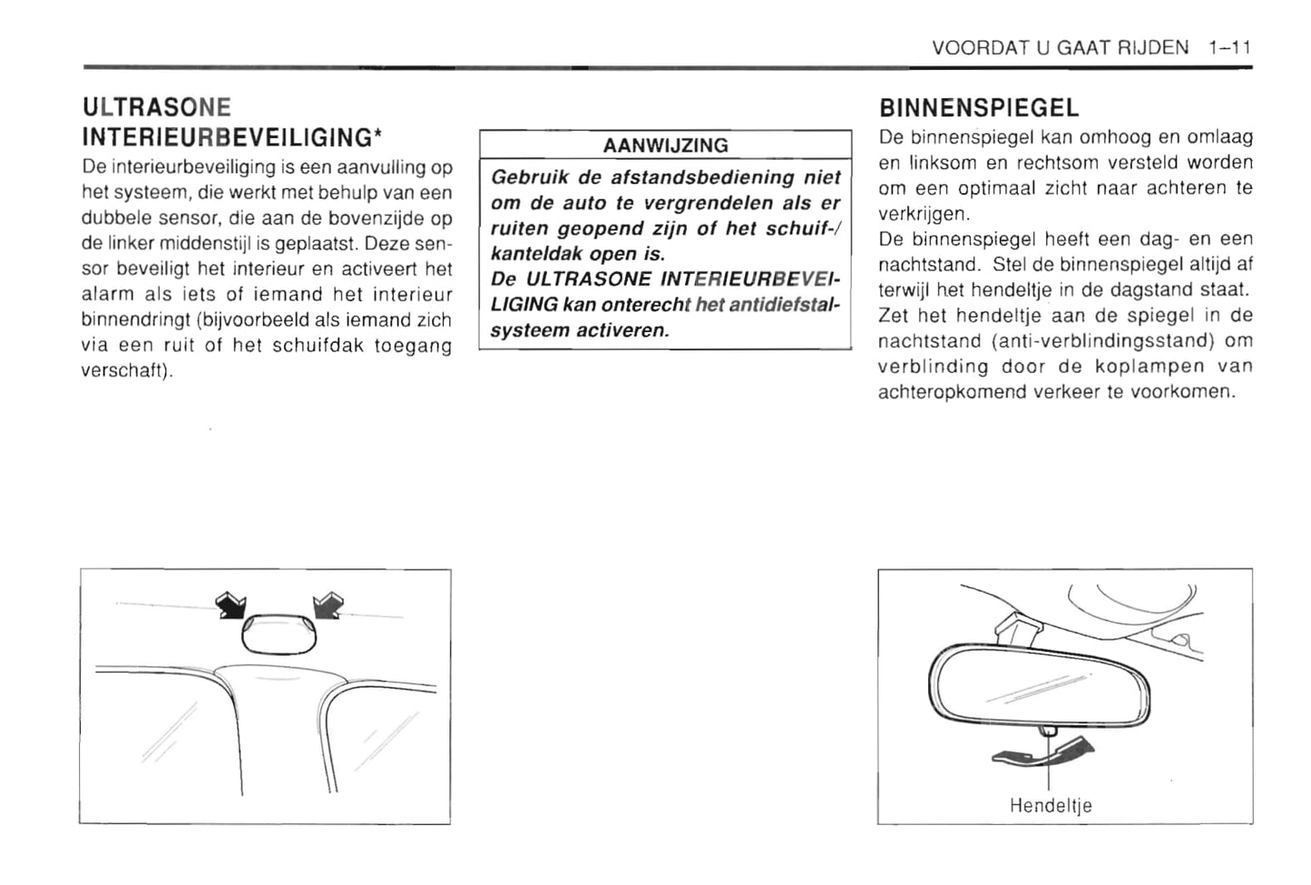 1997-2002 Daewoo Leganza Owner's Manual | Dutch