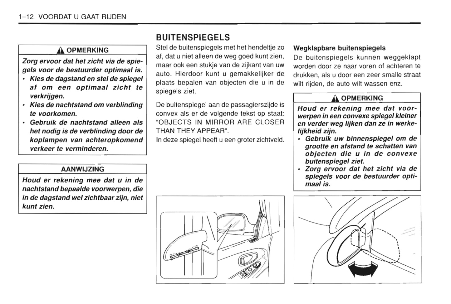 1997-2002 Daewoo Leganza Owner's Manual | Dutch