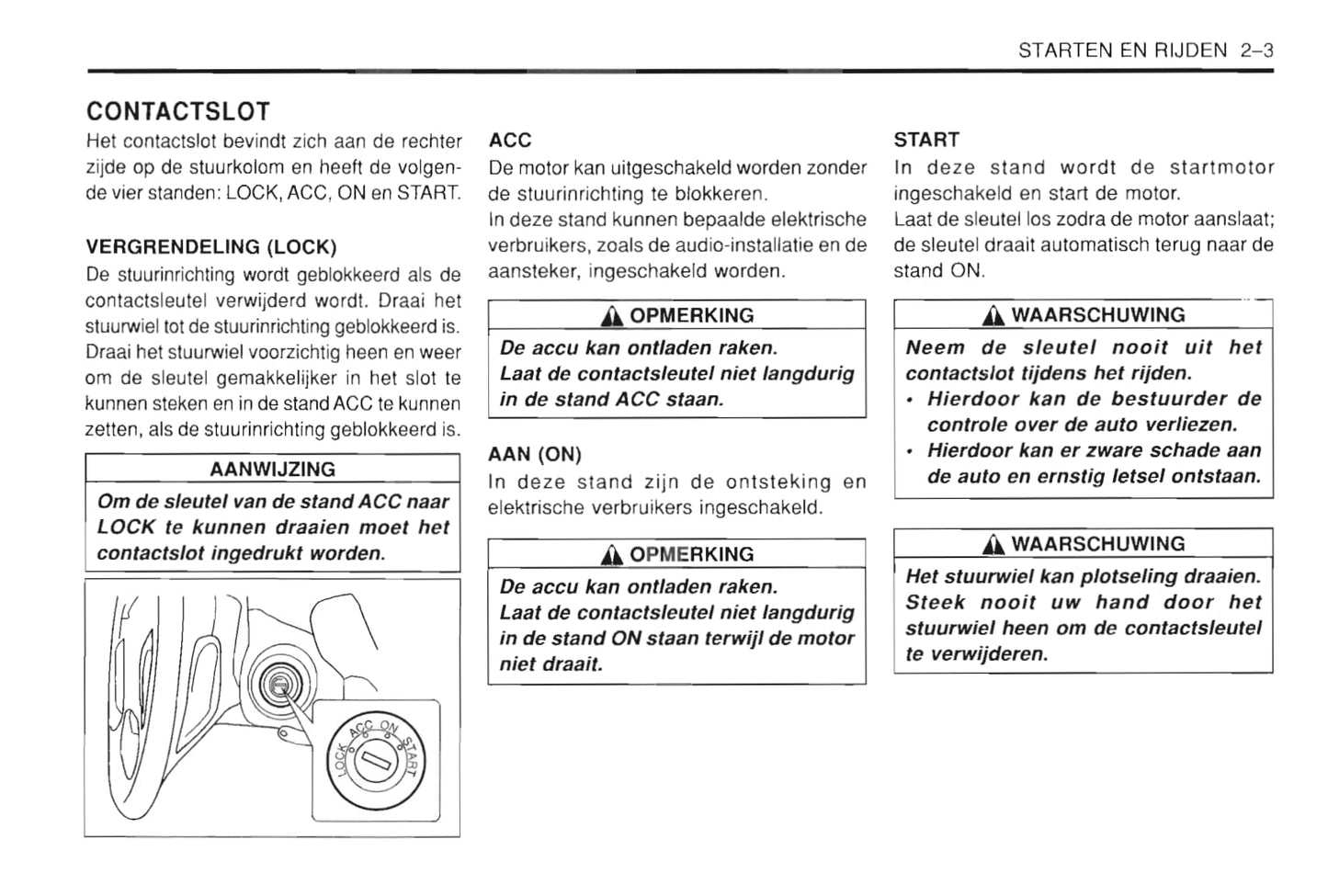 1997-2002 Daewoo Leganza Owner's Manual | Dutch