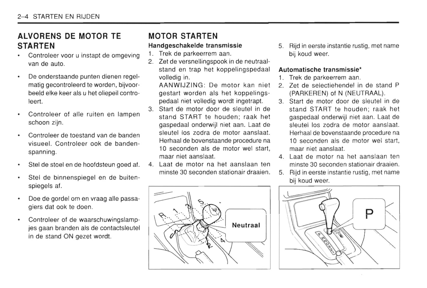 1997-2002 Daewoo Leganza Owner's Manual | Dutch