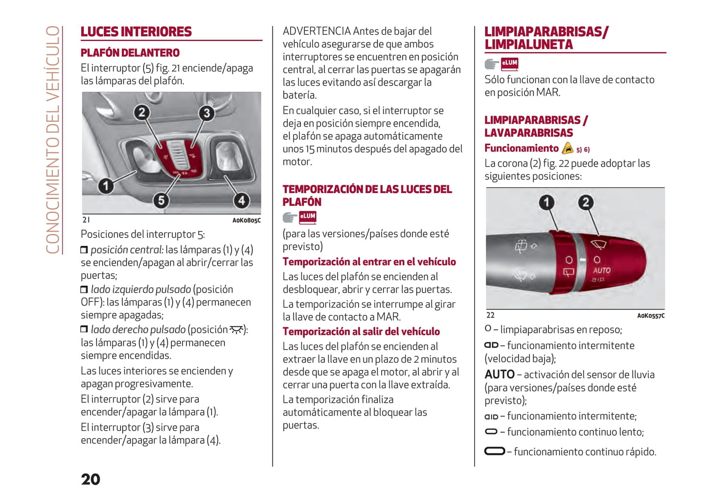 2016-2021 Alfa Romeo Giulietta Bedienungsanleitung | Spanisch
