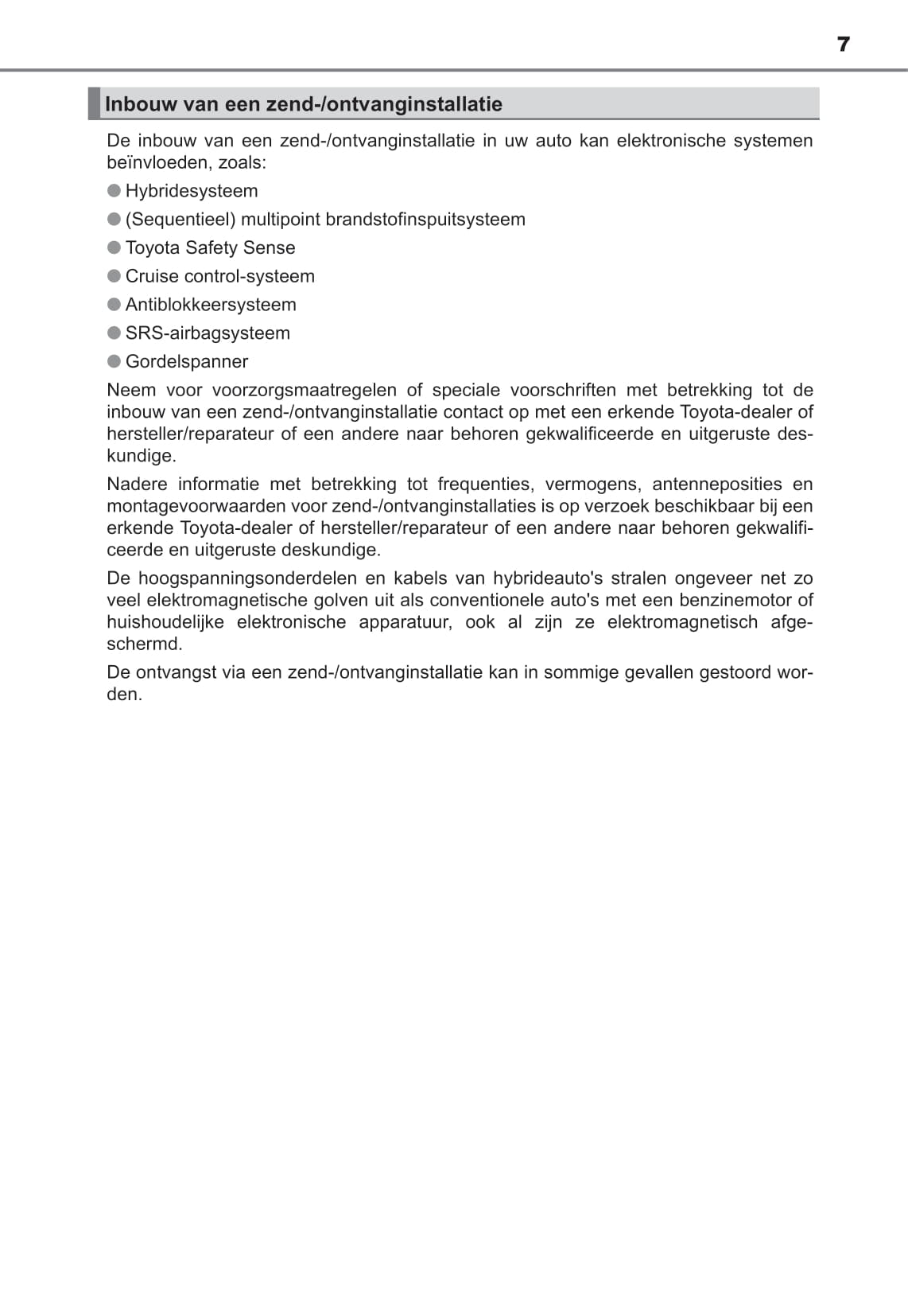 2021-2022 Toyota Prius Bedienungsanleitung | Niederländisch