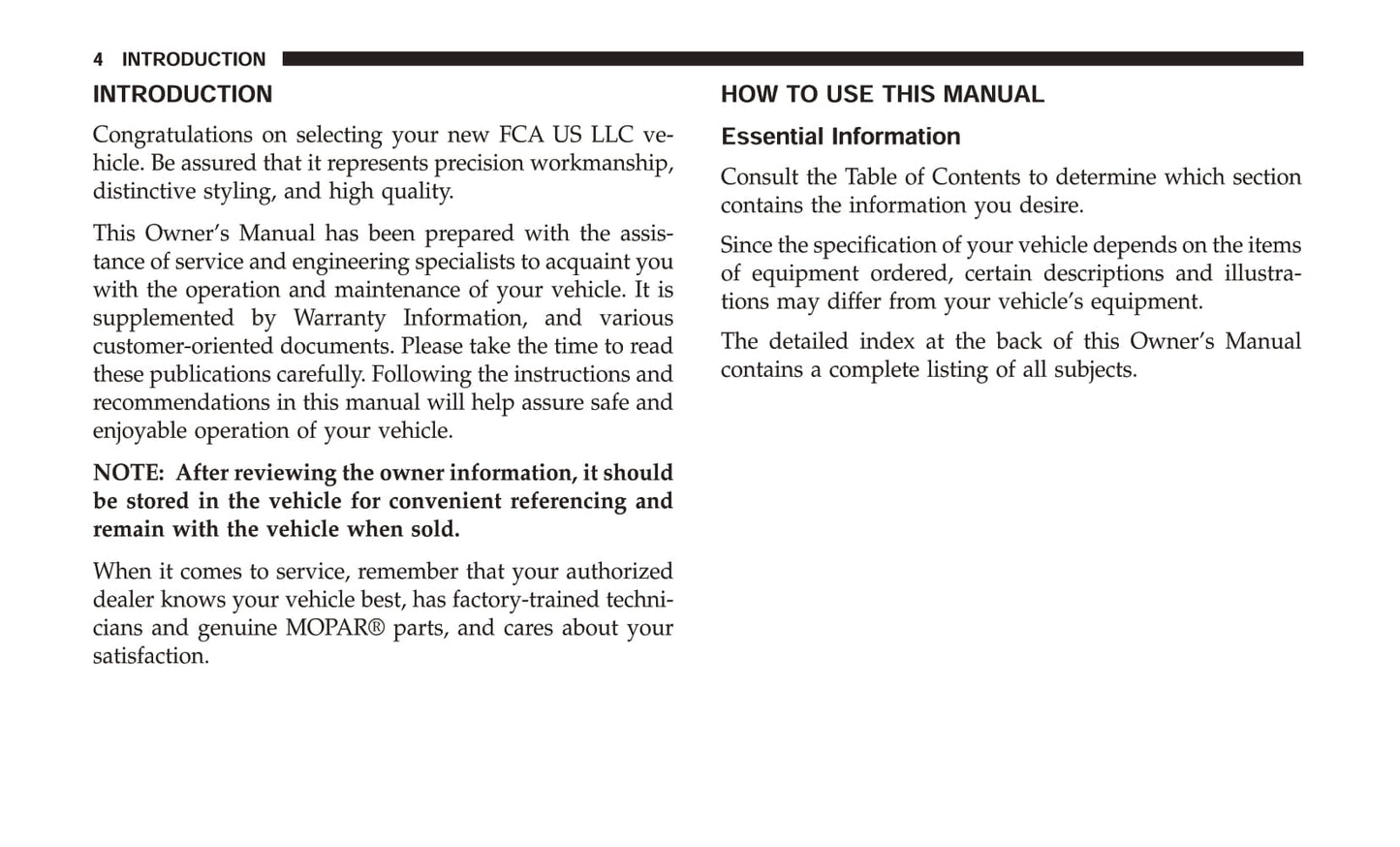 2017 Chrysler Pacifica Owner's Manual | English