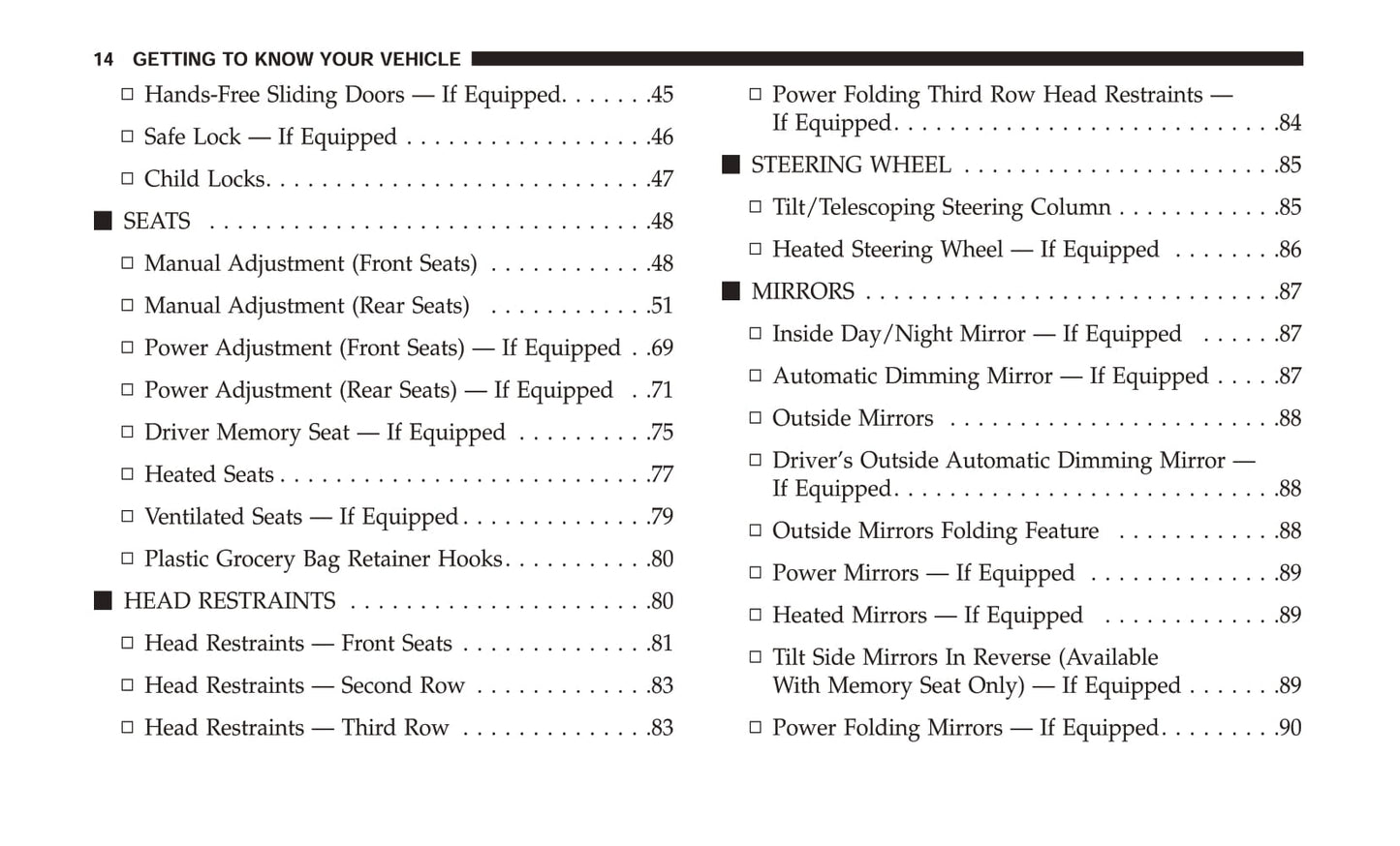 2017 Chrysler Pacifica Owner's Manual | English