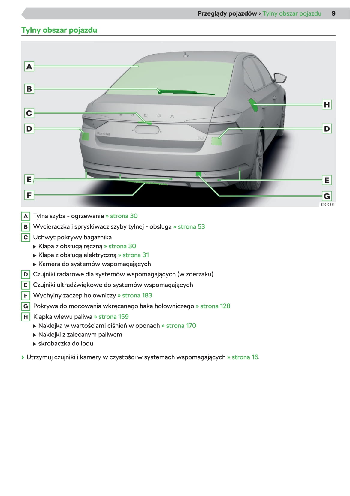 2020 Skoda Superb Bedienungsanleitung | Polnisch