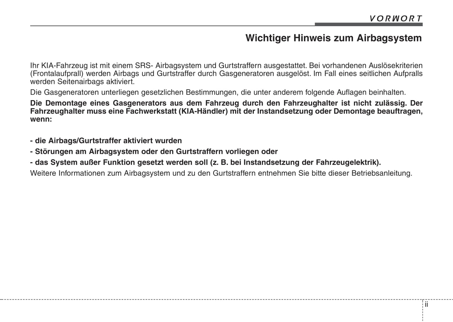 2010-2011 Kia Sportage Bedienungsanleitung | Deutsch