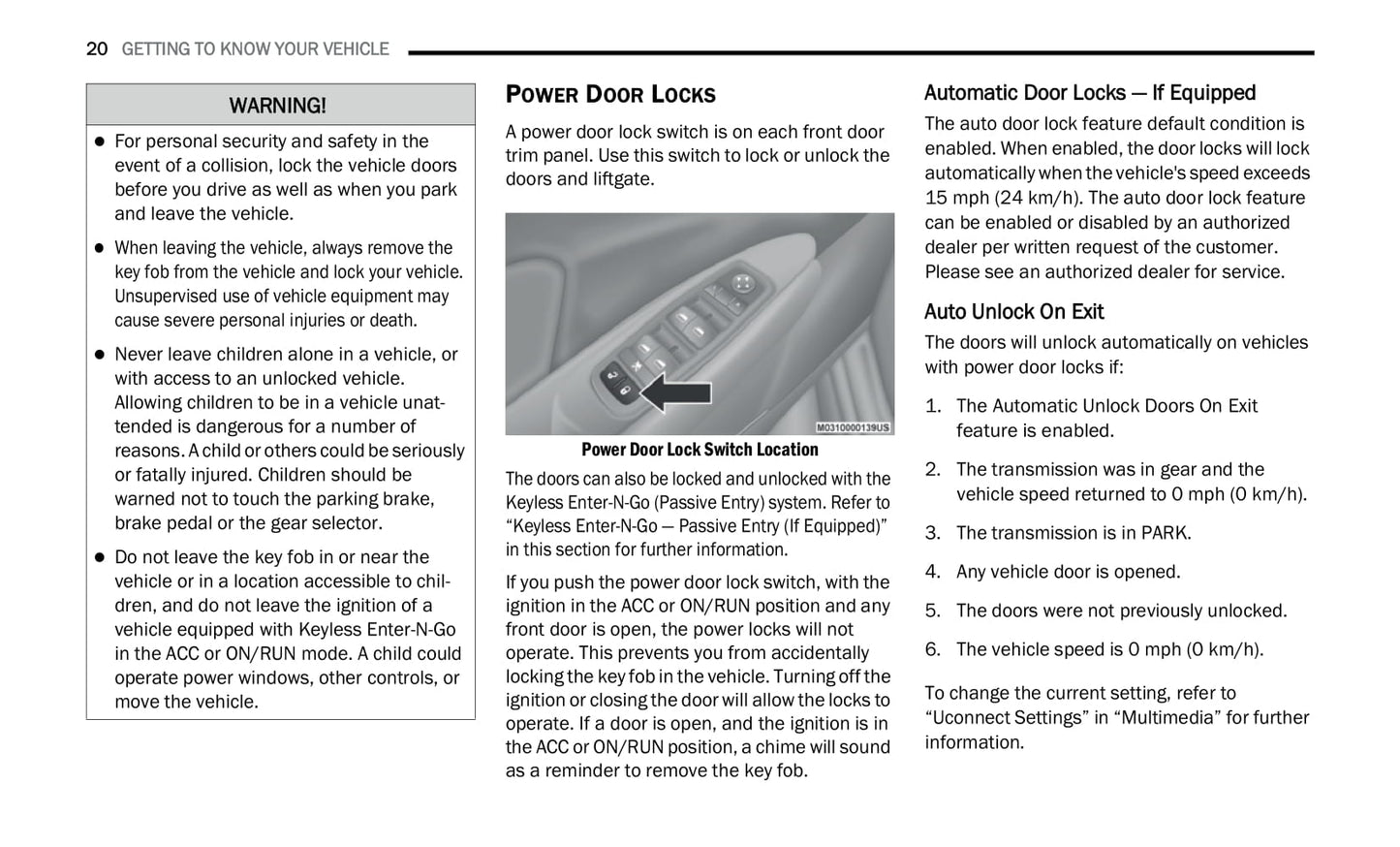2020 Dodge Journey Owner's Manual | English