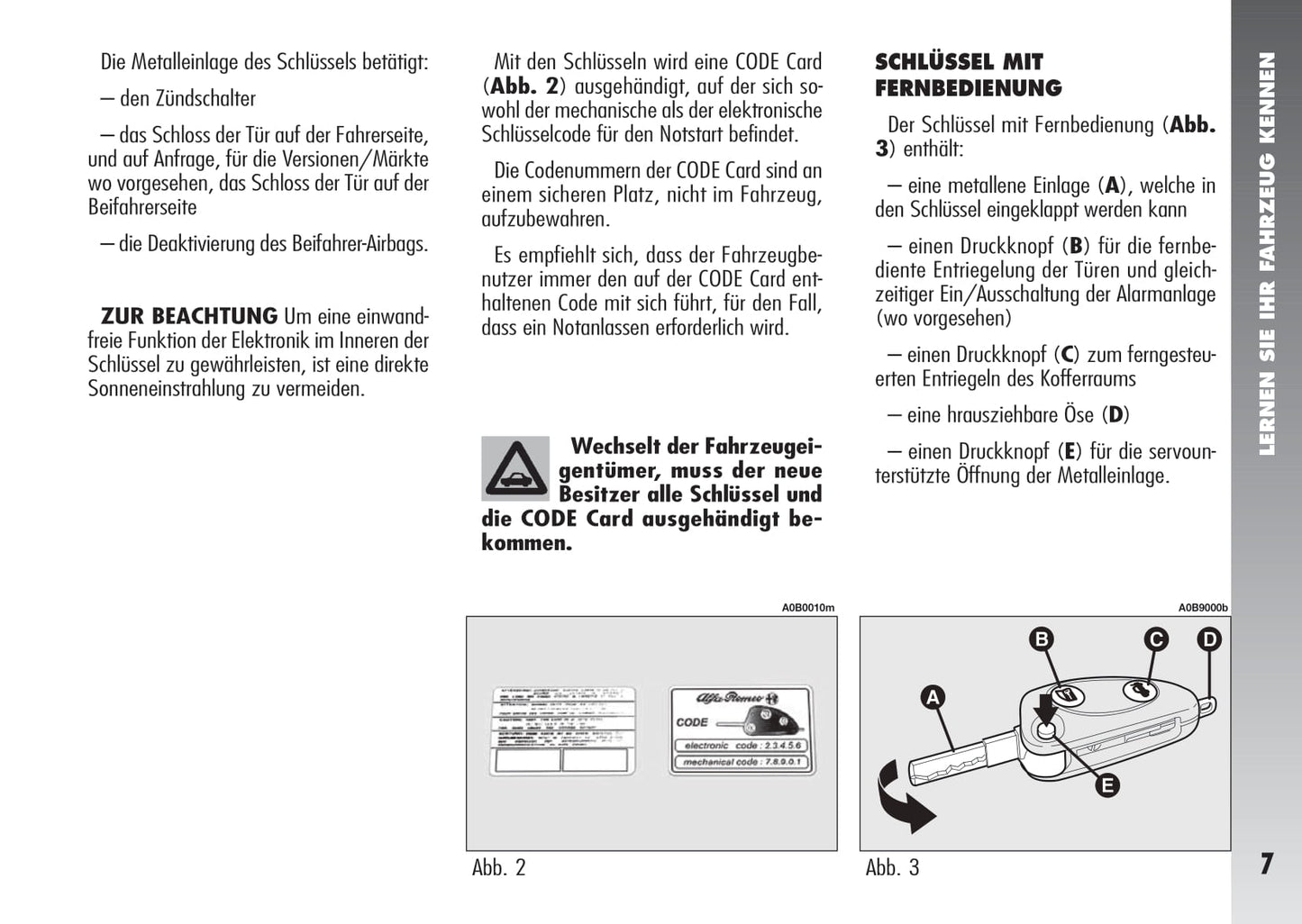 2003-2005 Alfa Romeo 156 Bedienungsanleitung | Deutsch