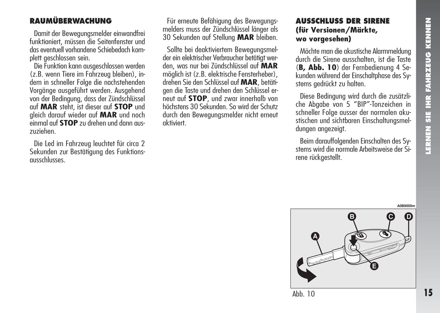 2003-2005 Alfa Romeo 156 Bedienungsanleitung | Deutsch