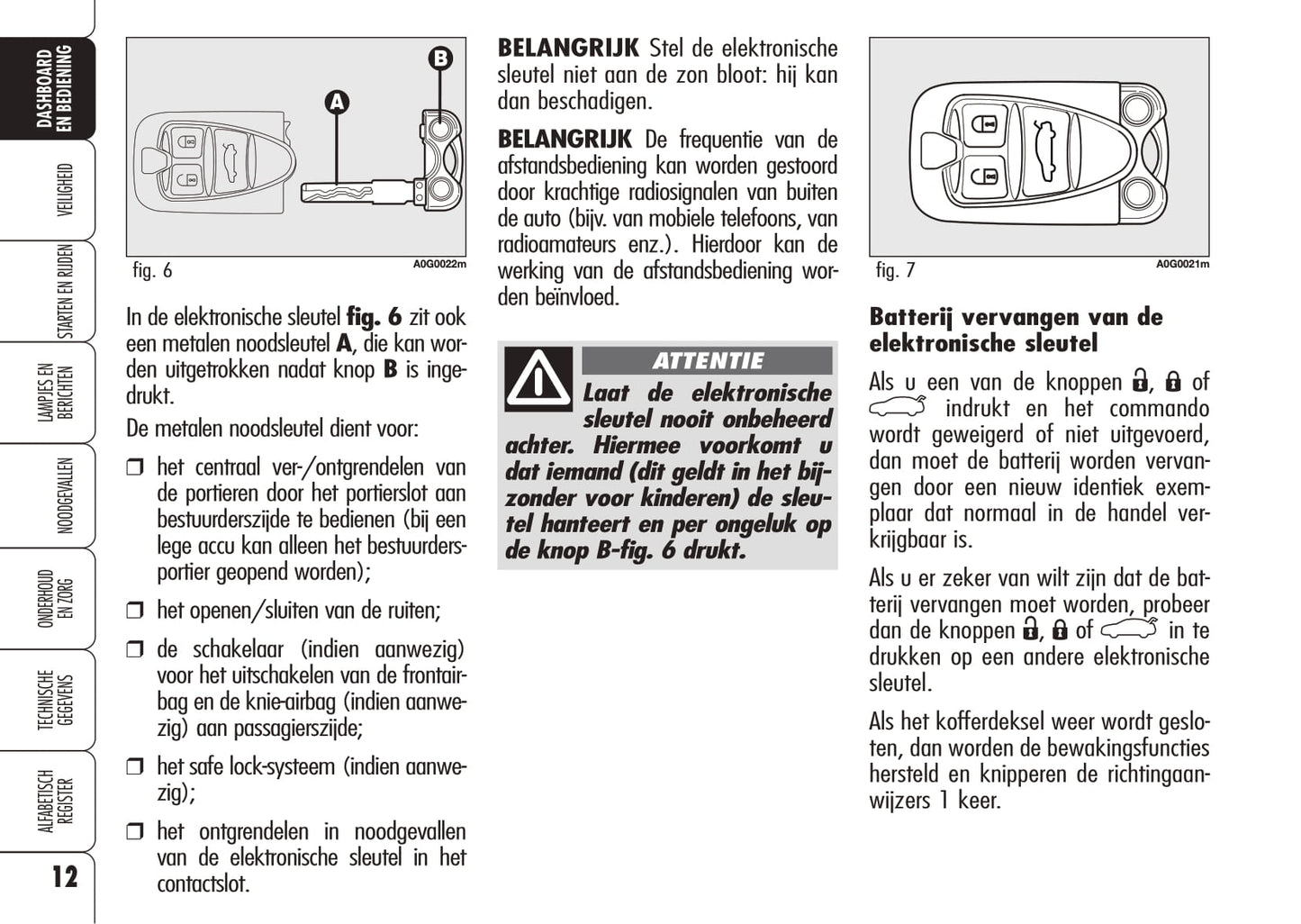 2006-2008 Alfa Romeo Spider Bedienungsanleitung | Niederländisch