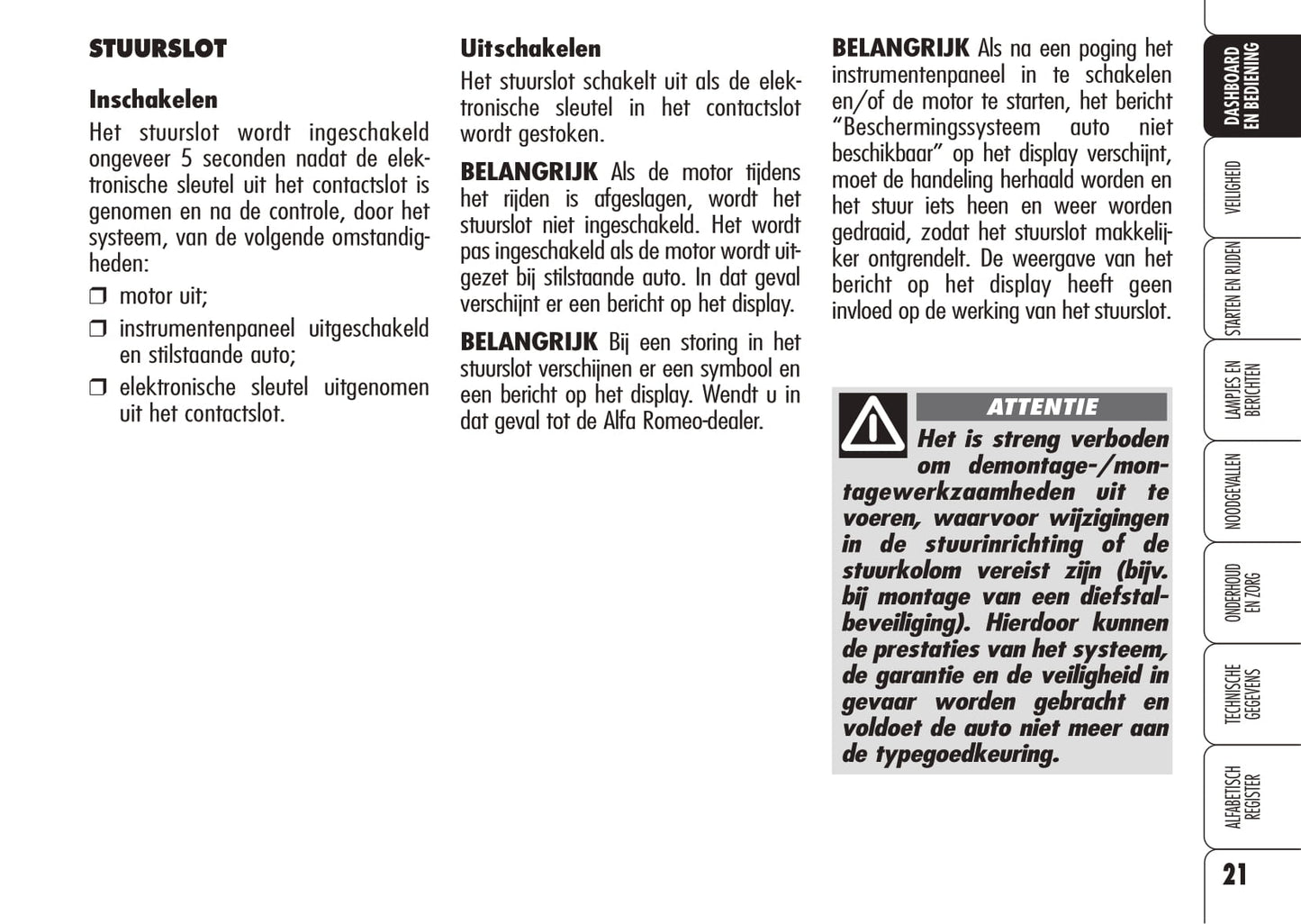 2006-2008 Alfa Romeo Spider Bedienungsanleitung | Niederländisch