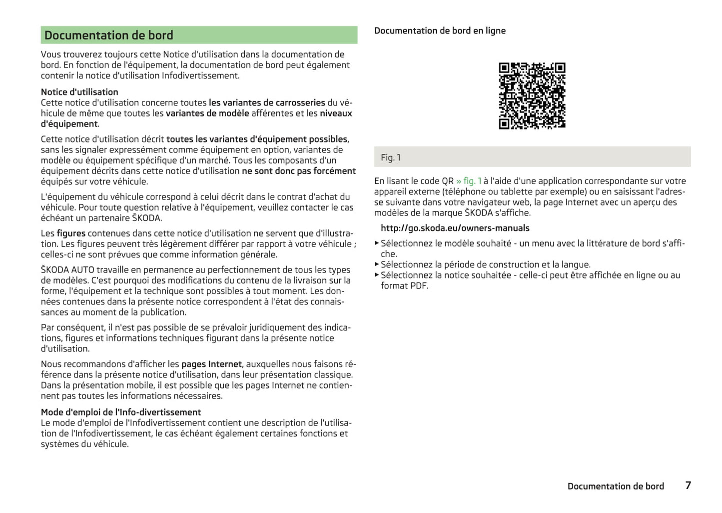 2016-2017 Skoda Octavia Owner's Manual | French