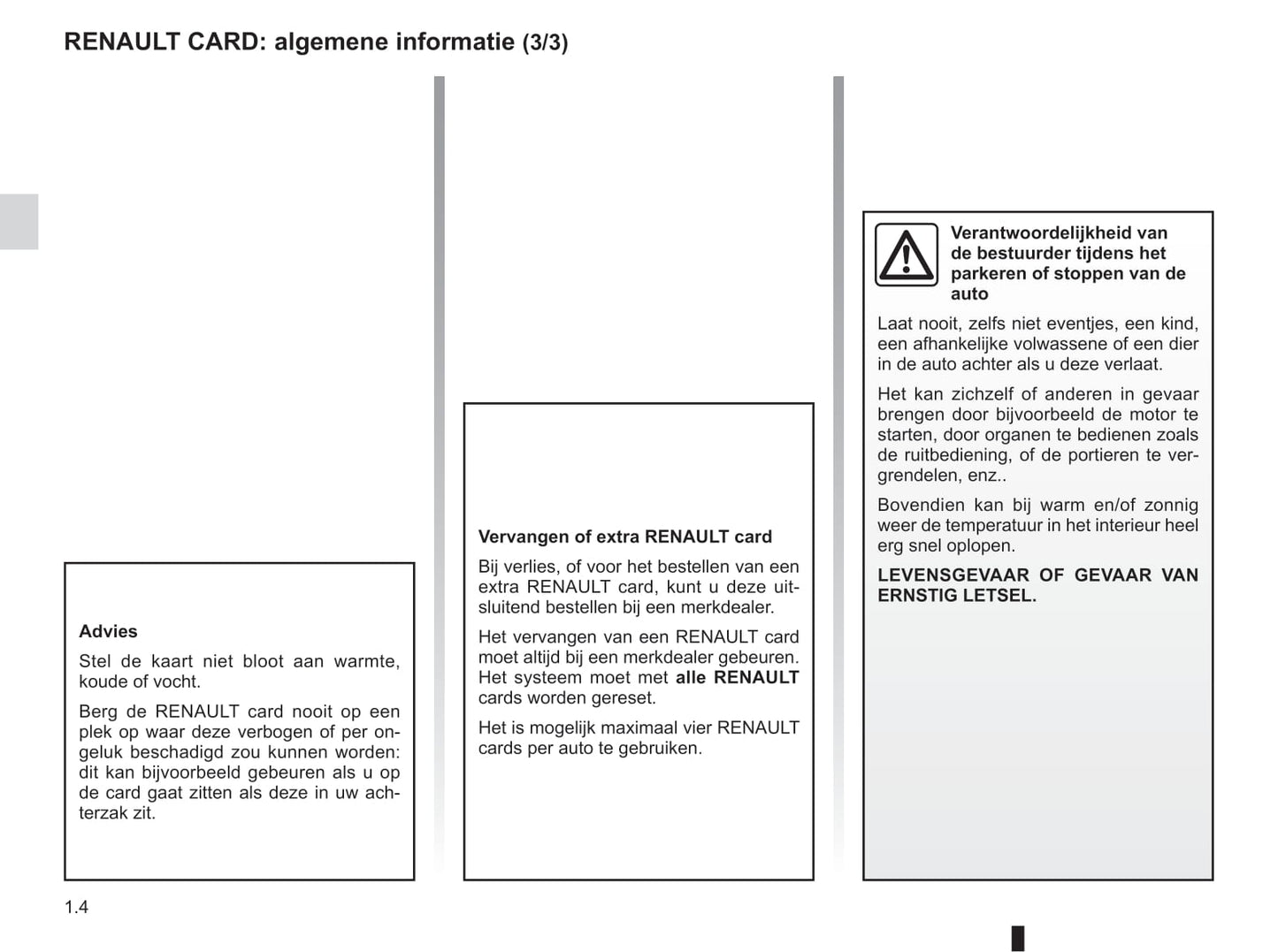 2016-2017 Renault Clio Bedienungsanleitung | Niederländisch