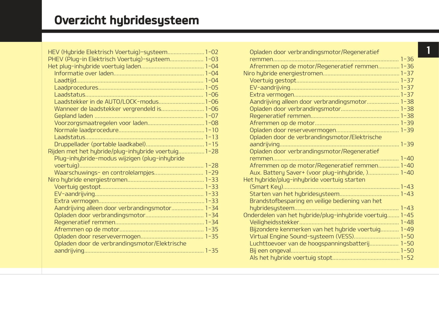 2017-2018 Kia Niro Hybrid Bedienungsanleitung | Niederländisch