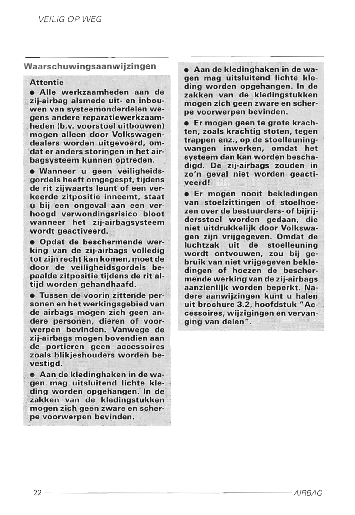 1999-2001 Volkswagen Polo Bedienungsanleitung | Niederländisch