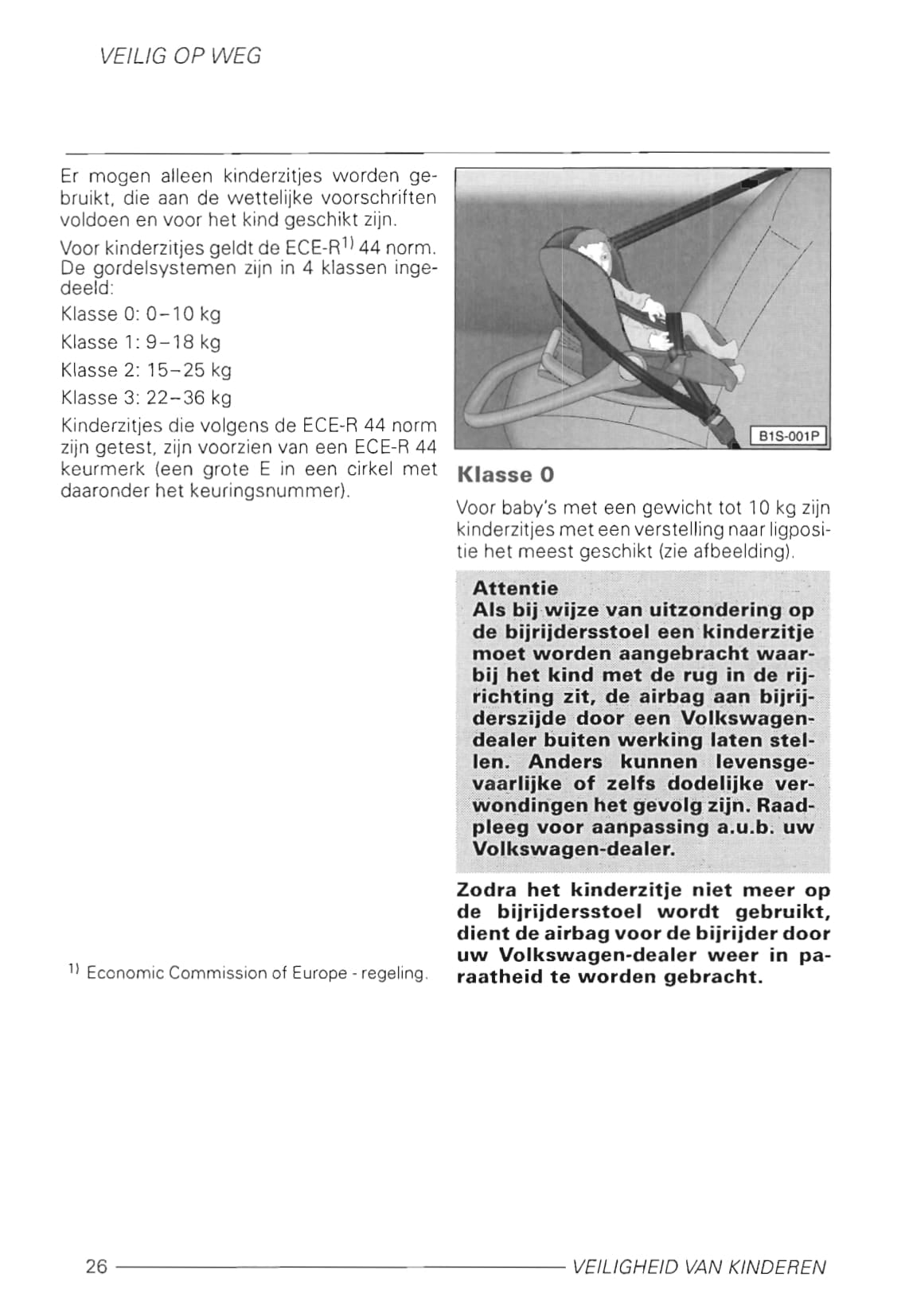 1999-2001 Volkswagen Polo Bedienungsanleitung | Niederländisch