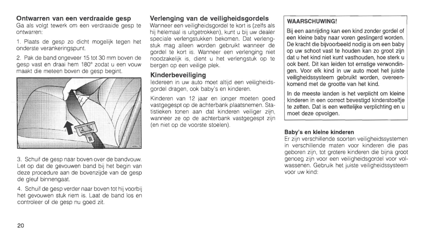 1999-2005 Chrysler Neon Owner's Manual | Dutch