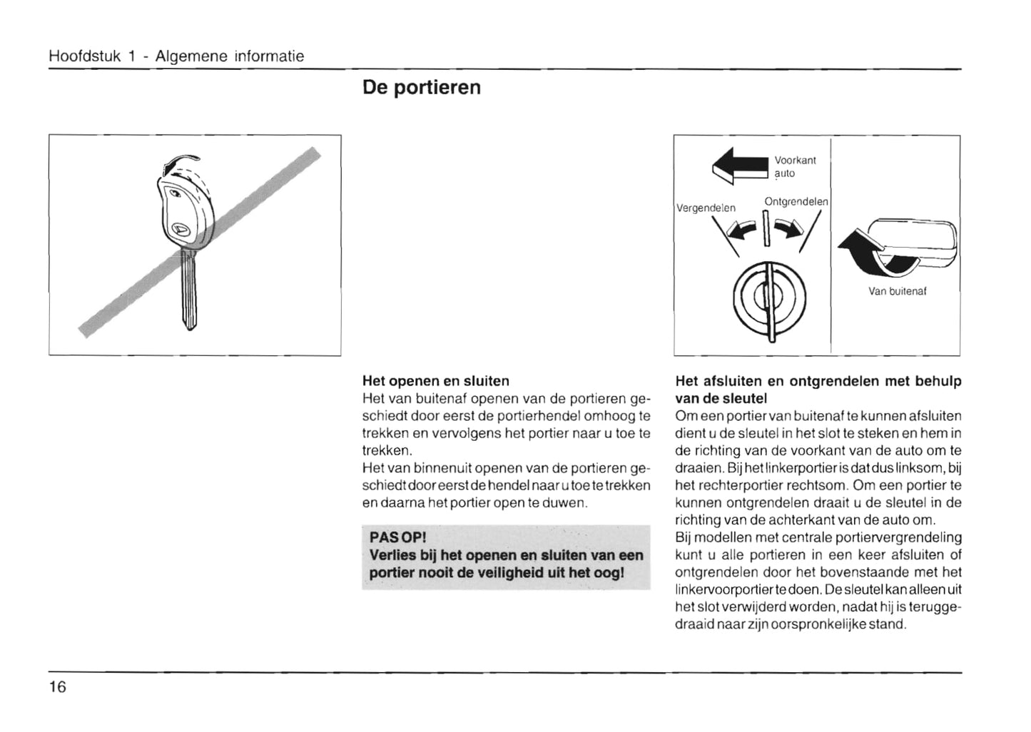 1998-2002 Daihatsu Sirion Owner's Manual | Dutch