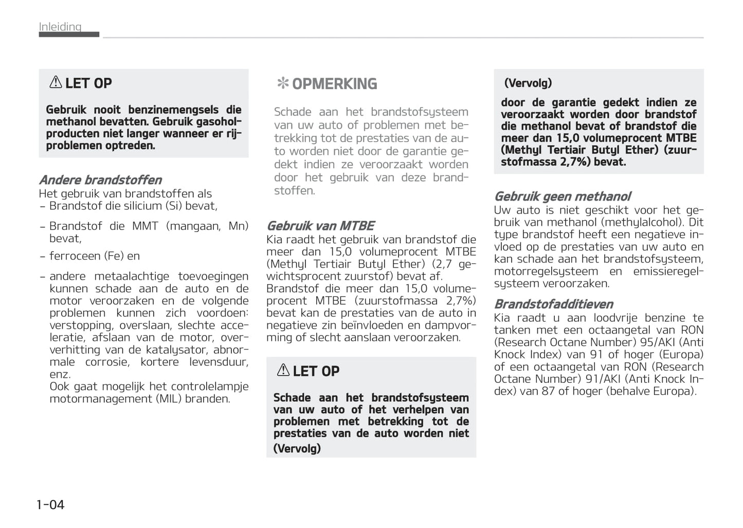 2017-2018 Kia Picanto Bedienungsanleitung | Niederländisch