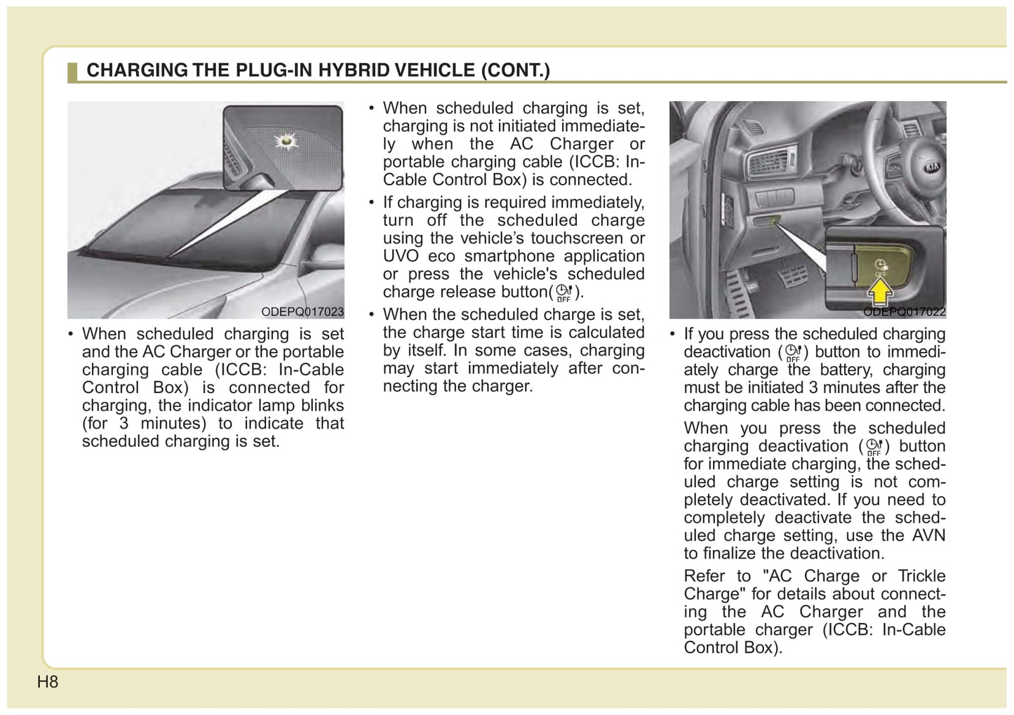 2019 Kia Niro Hybrid Bedienungsanleitung | Englisch