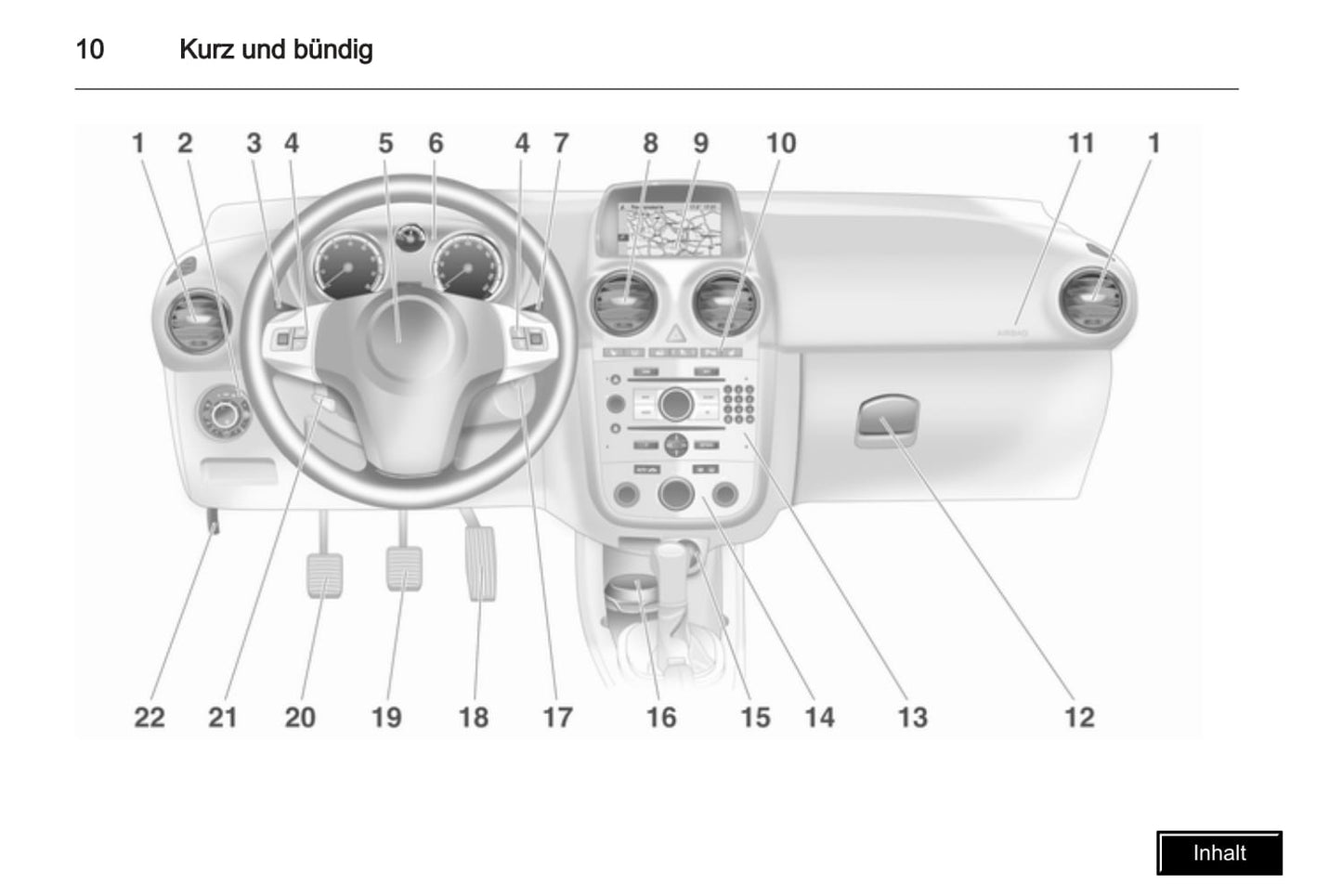 2009-2010 Opel Corsa Owner's Manual | German