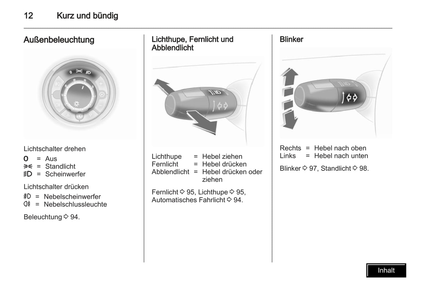 2009-2010 Opel Corsa Owner's Manual | German