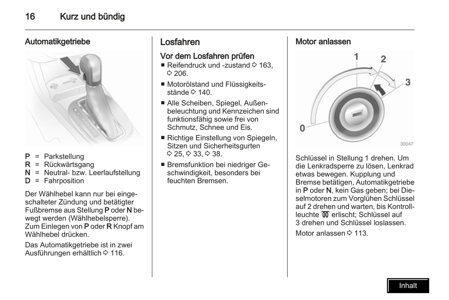 2009-2010 Opel Corsa Owner's Manual | German