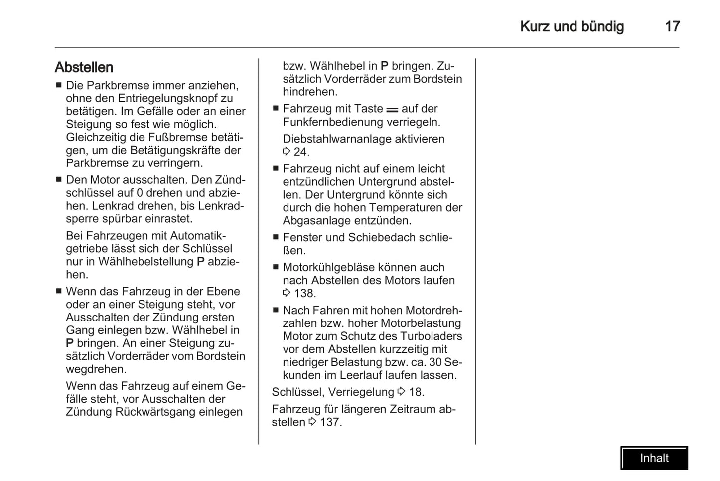 2009-2010 Opel Corsa Owner's Manual | German