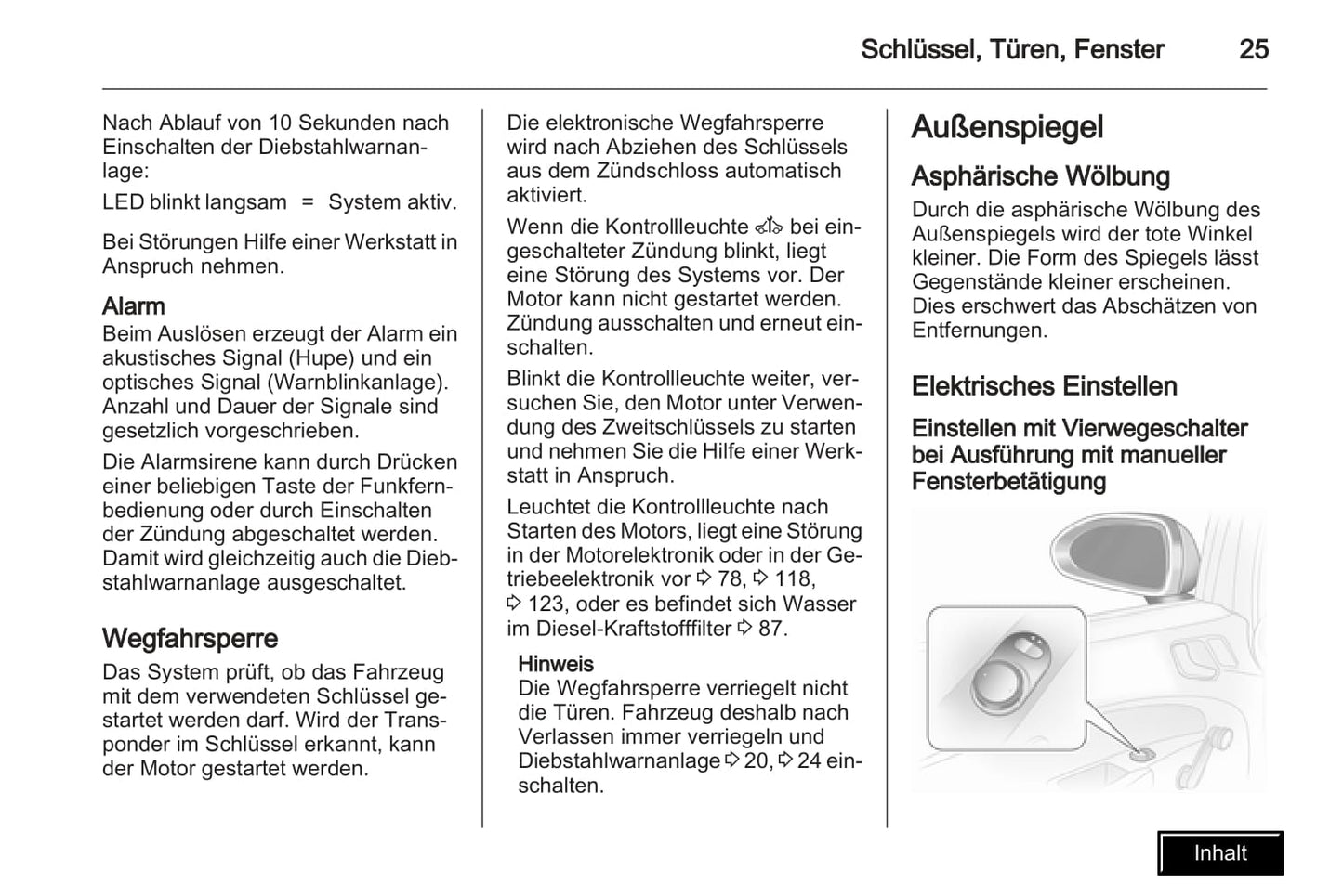 2009-2010 Opel Corsa Owner's Manual | German