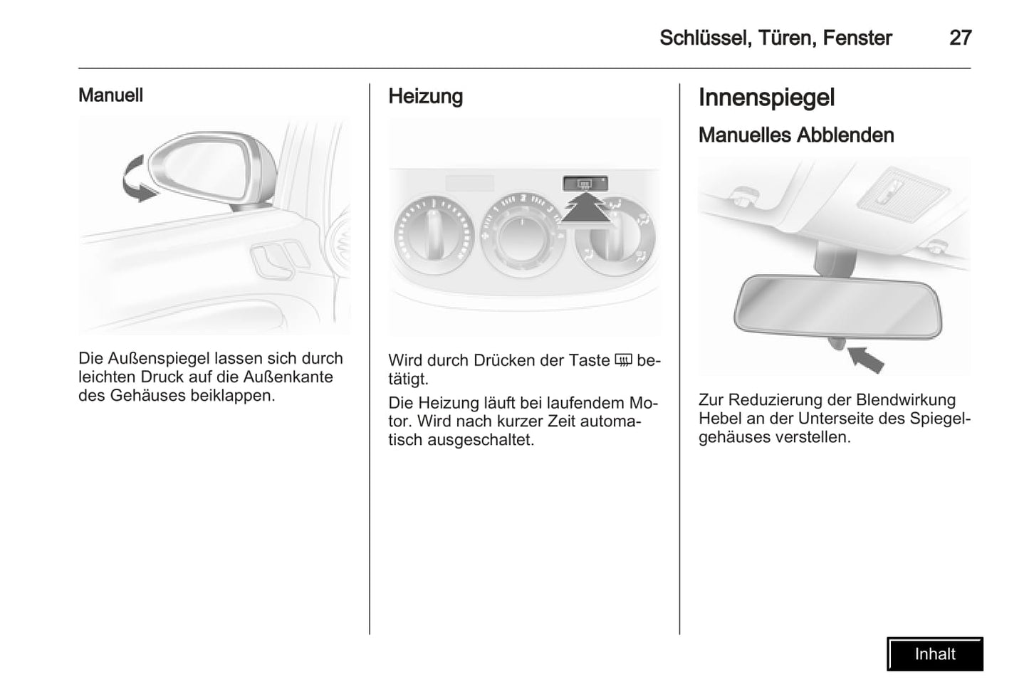 2009-2010 Opel Corsa Owner's Manual | German