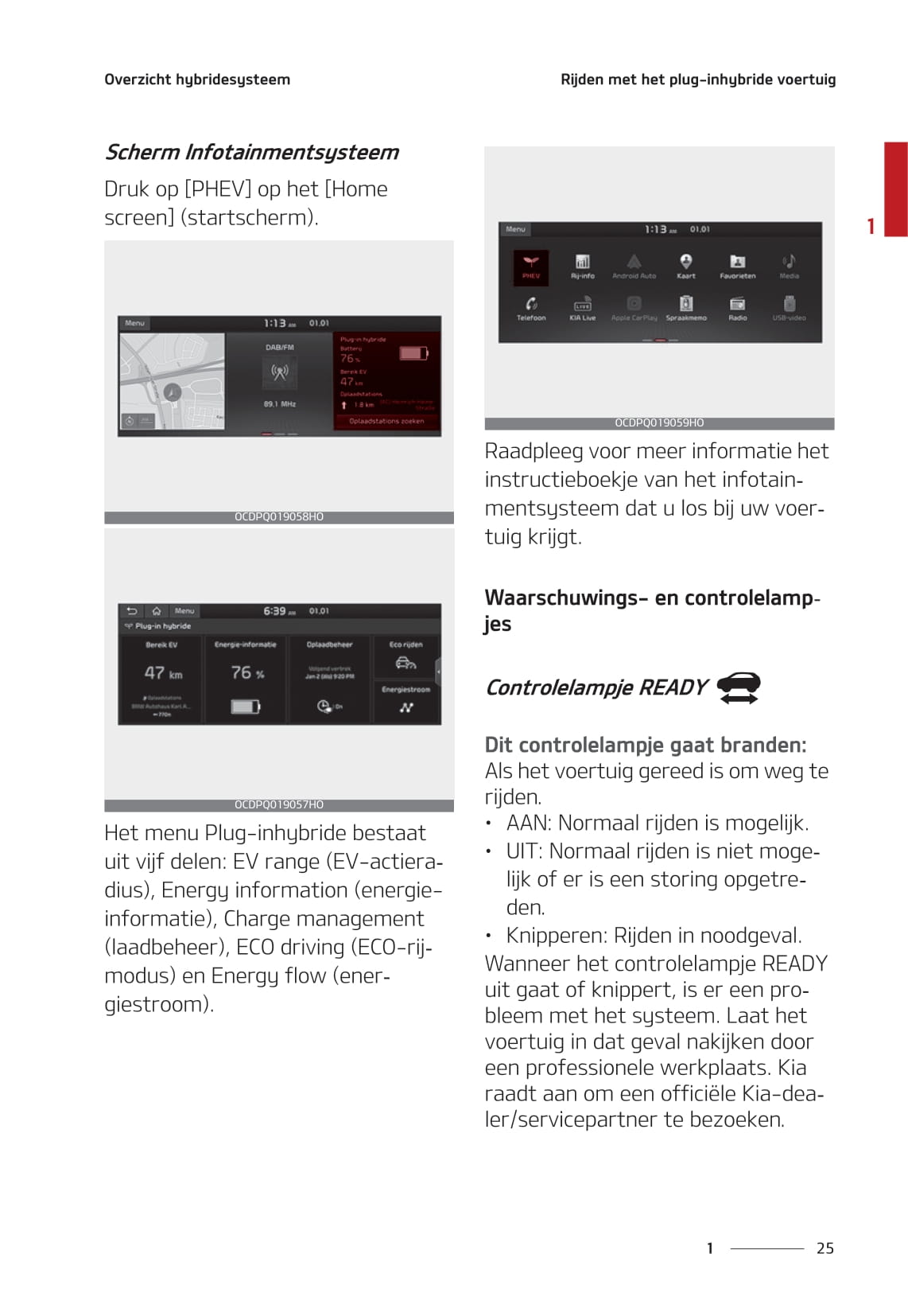 2020-2021 Kia Ceed Plug-in Hybrid Bedienungsanleitung | Niederländisch