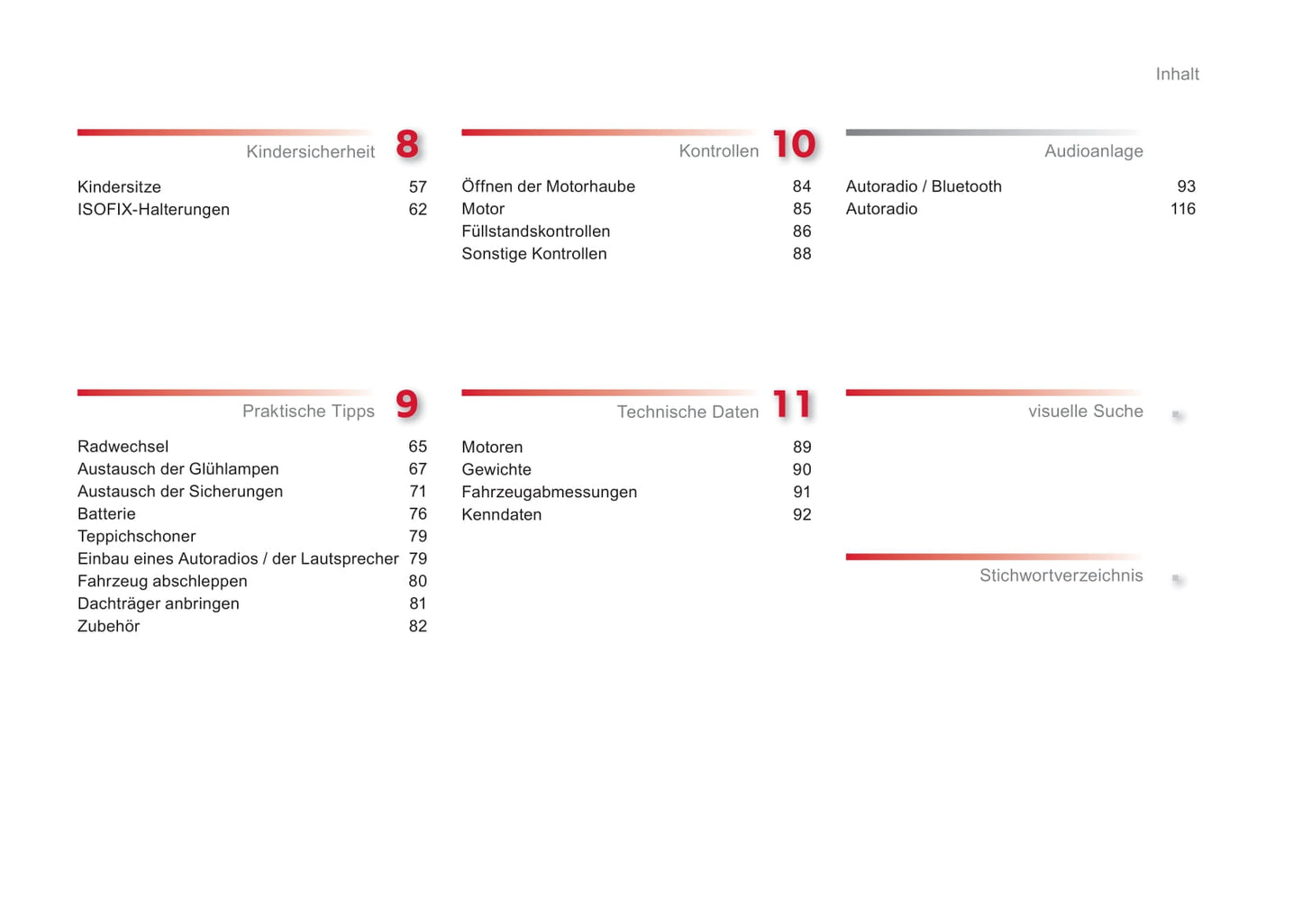 2012-2014 Citroën C1 Bedienungsanleitung | Deutsch