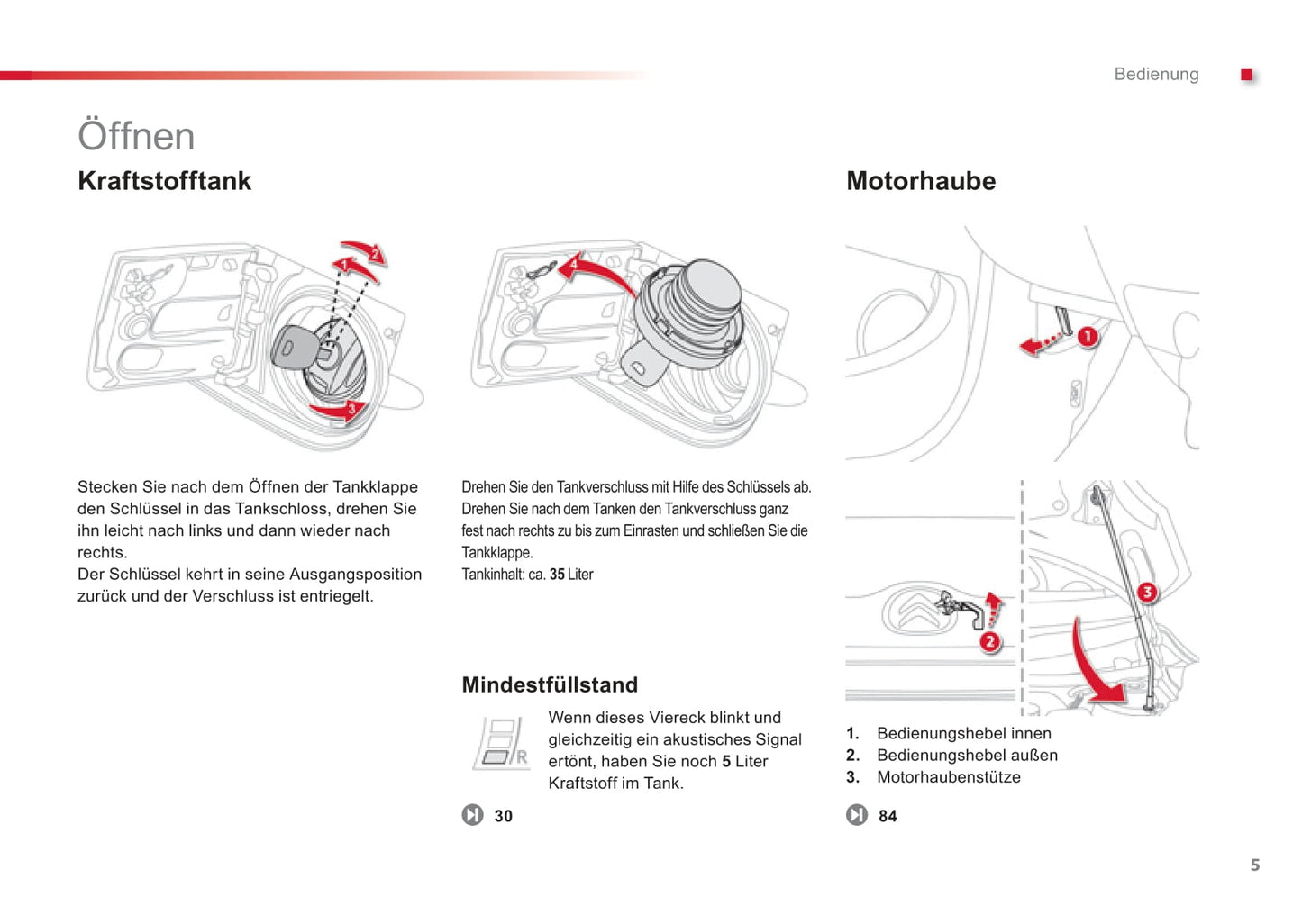 2012-2014 Citroën C1 Bedienungsanleitung | Deutsch