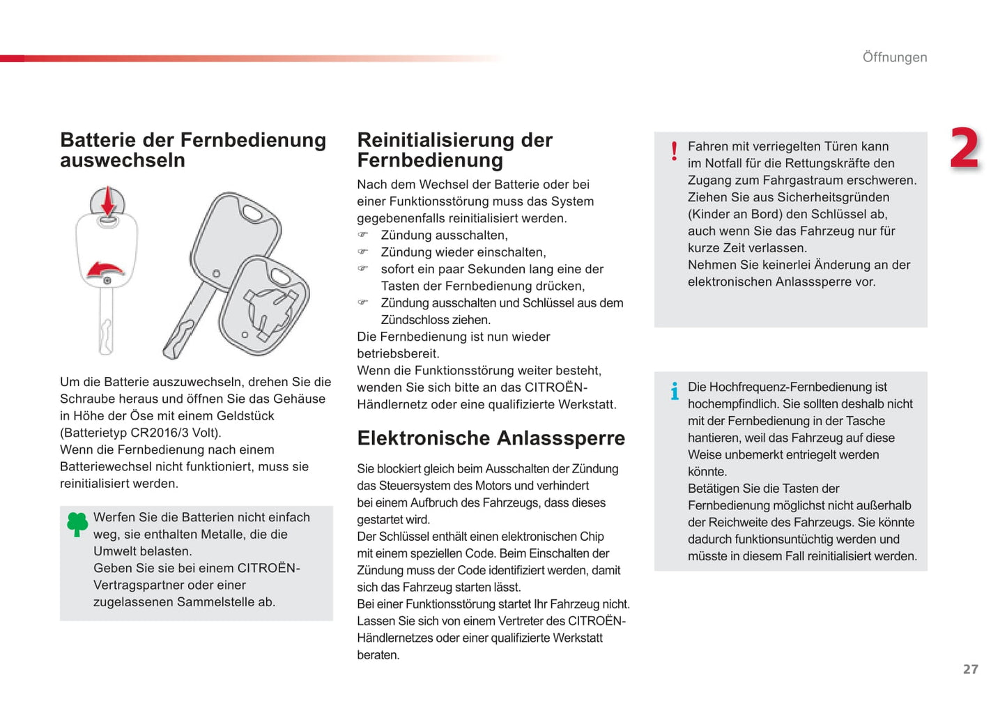 2012-2014 Citroën C1 Bedienungsanleitung | Deutsch