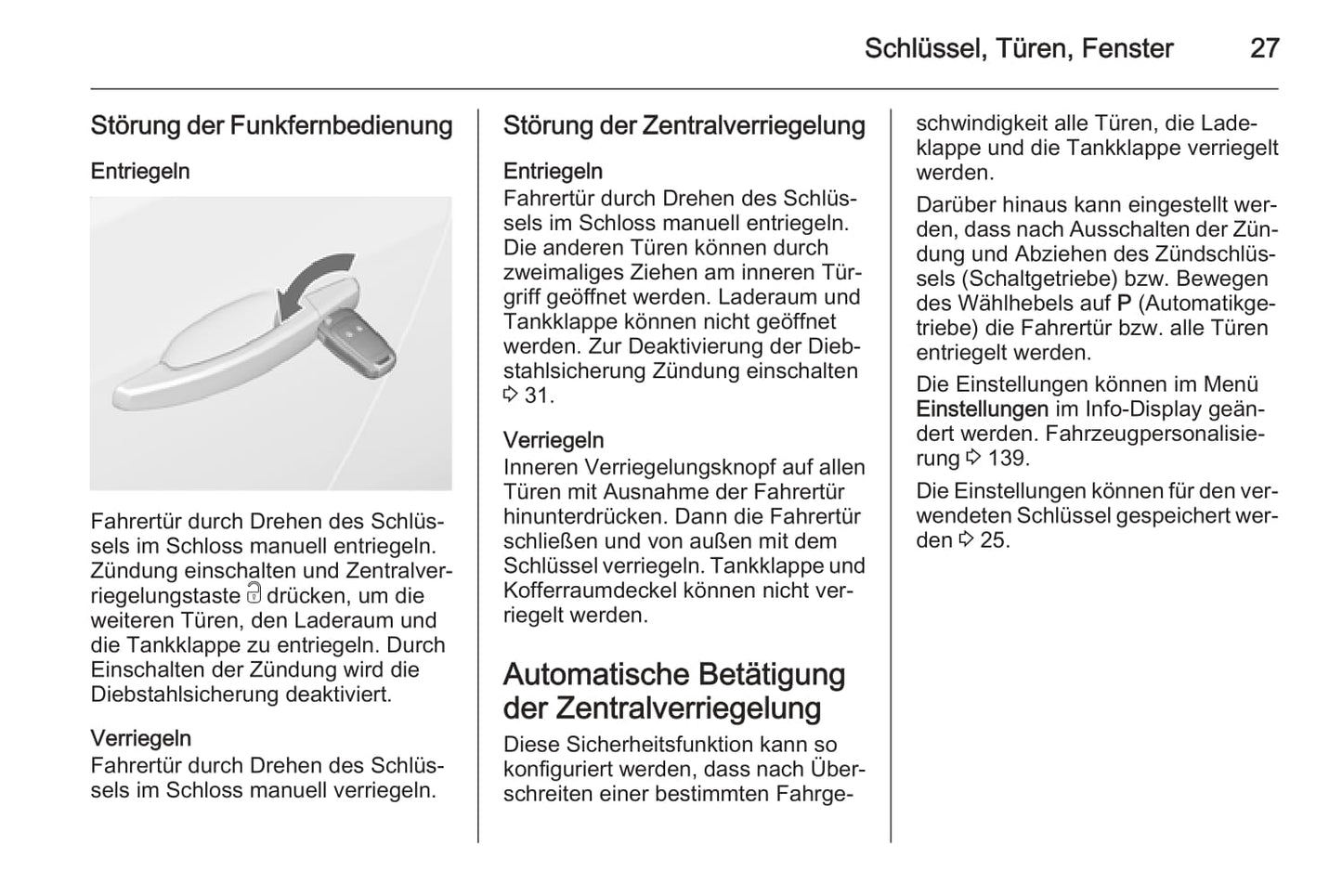 2014 Opel Astra Bedienungsanleitung | Deutsch