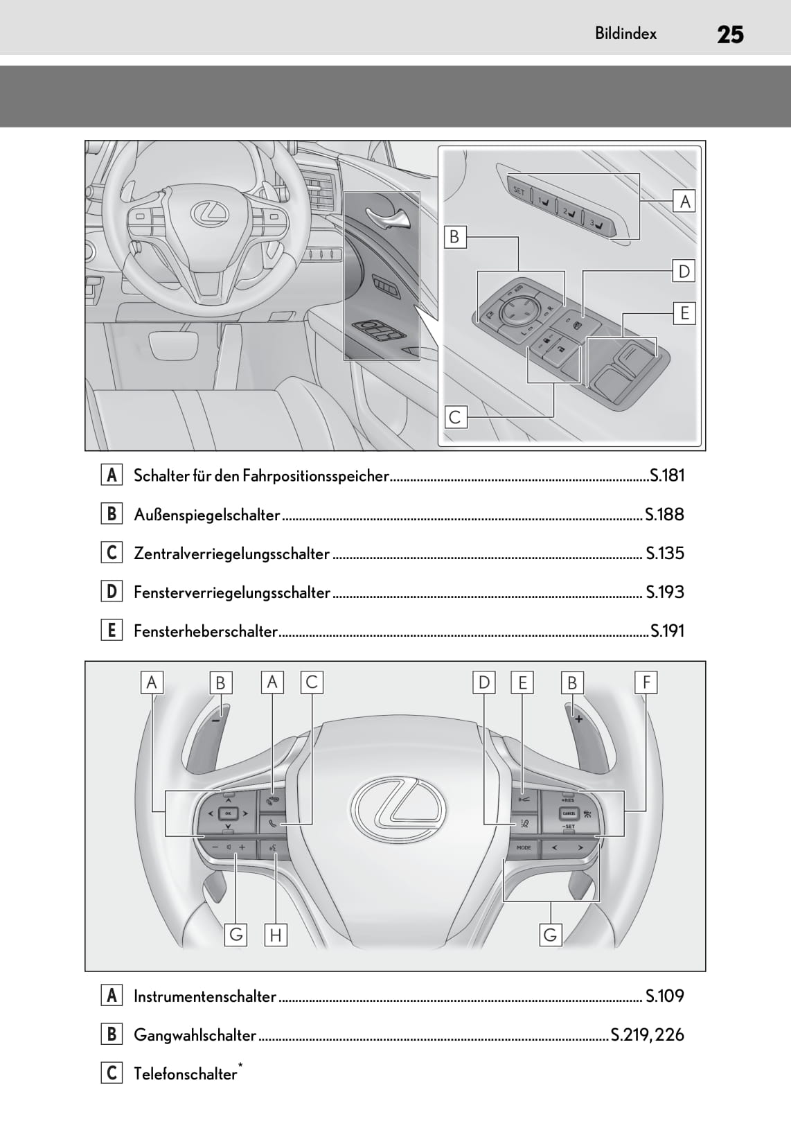 2019-2020 Lexus LC 500/LC 500h Bedienungsanleitung | Deutsch