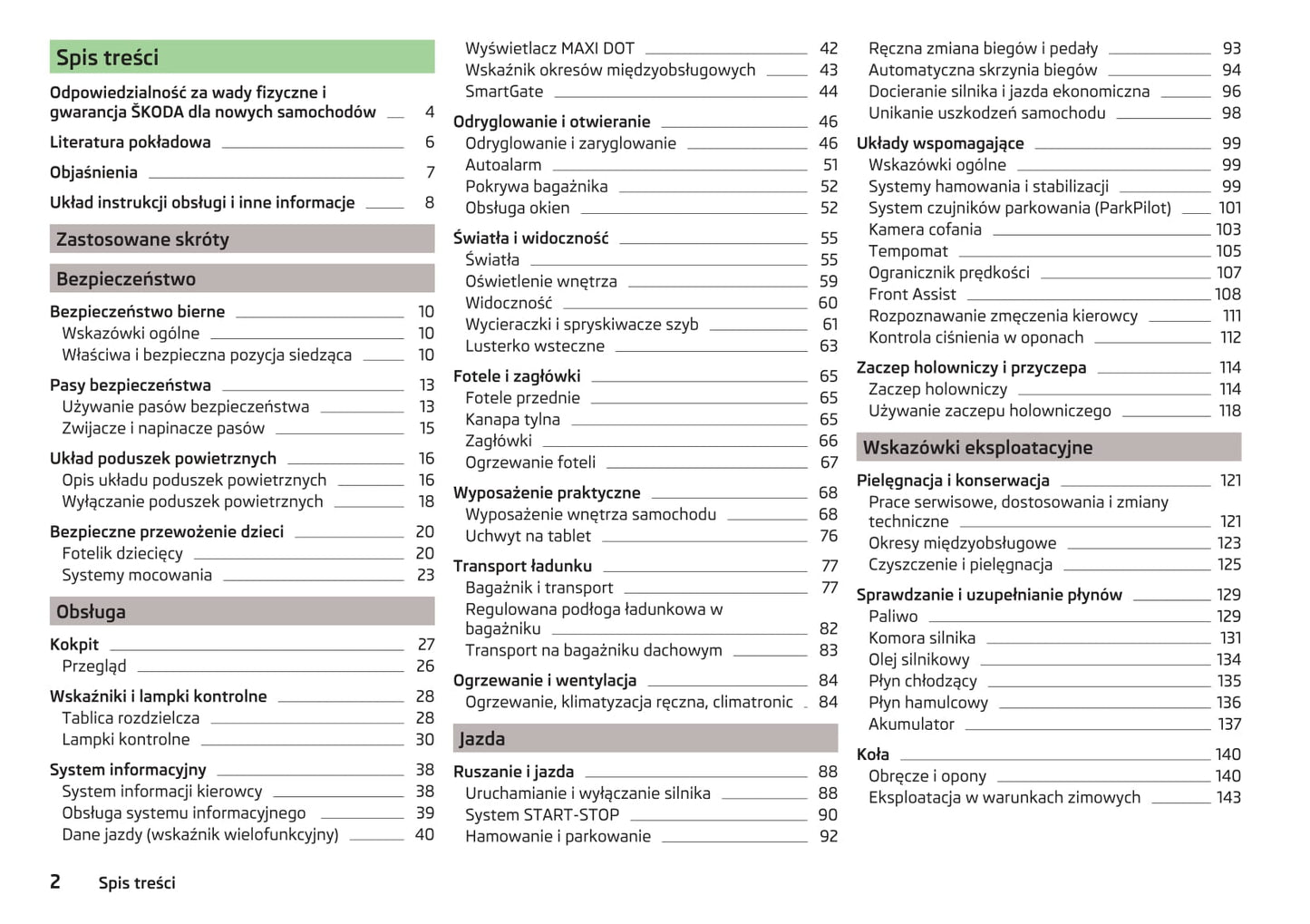 2013-2017 Skoda Rapid Spaceback Bedienungsanleitung | Polnisch