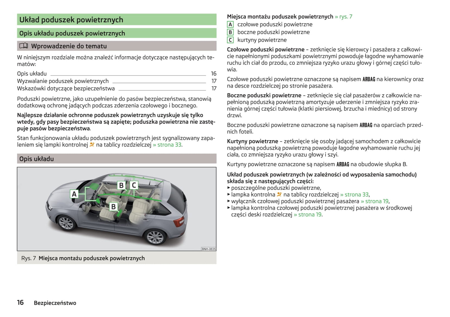 2013-2017 Skoda Rapid Spaceback Bedienungsanleitung | Polnisch