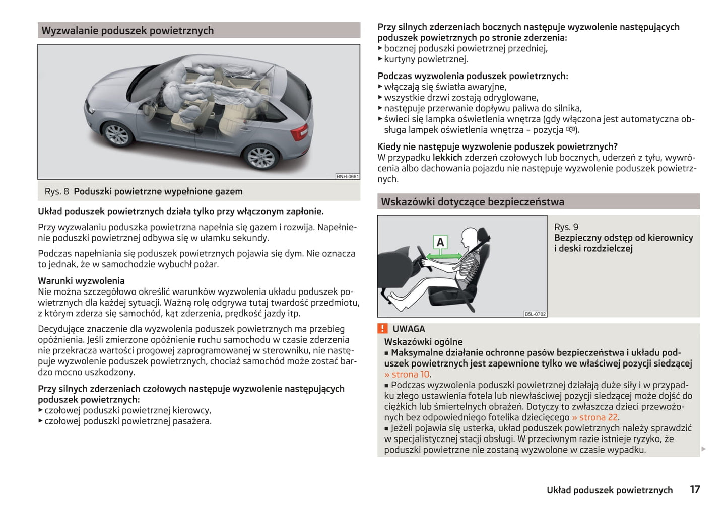 2013-2017 Skoda Rapid Spaceback Bedienungsanleitung | Polnisch