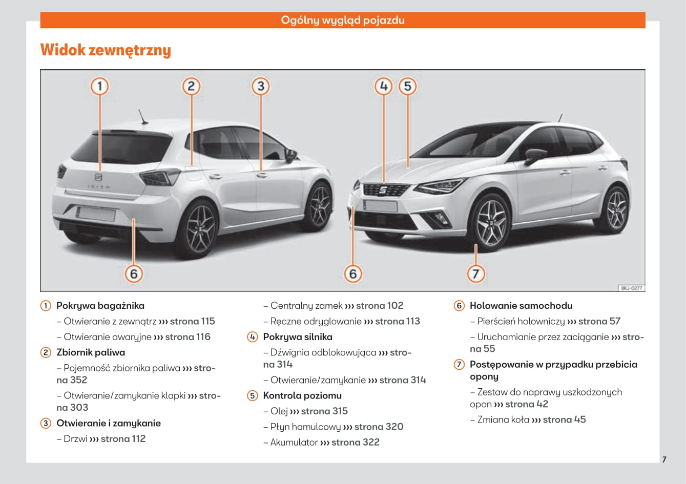 2017-2021 Seat Ibiza Bedienungsanleitung | Polnisch