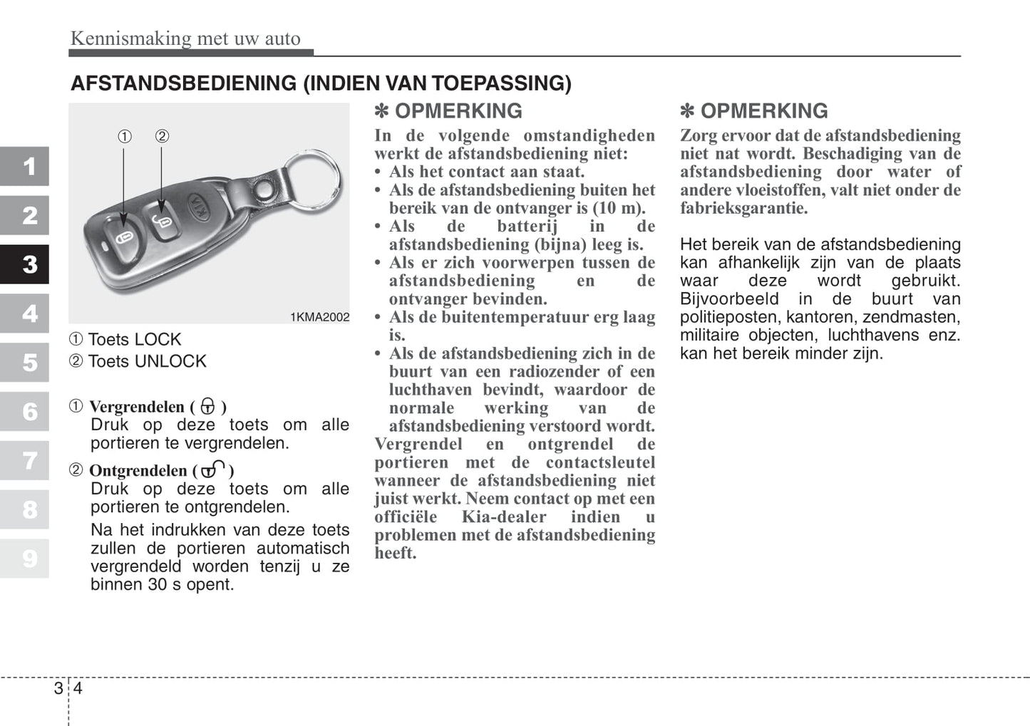 2007-2008 Kia Sportage Bedienungsanleitung | Niederländisch