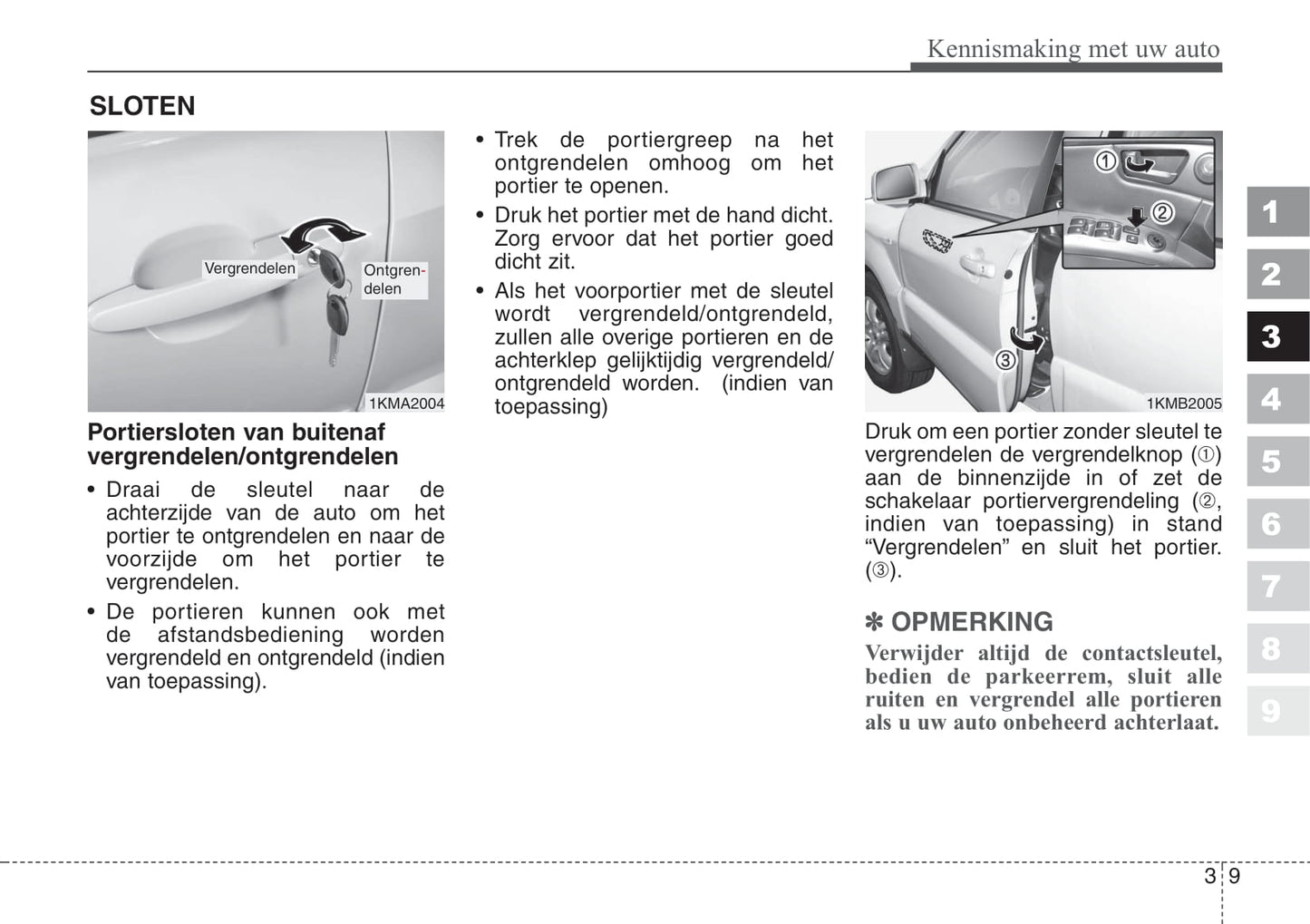 2007-2008 Kia Sportage Bedienungsanleitung | Niederländisch