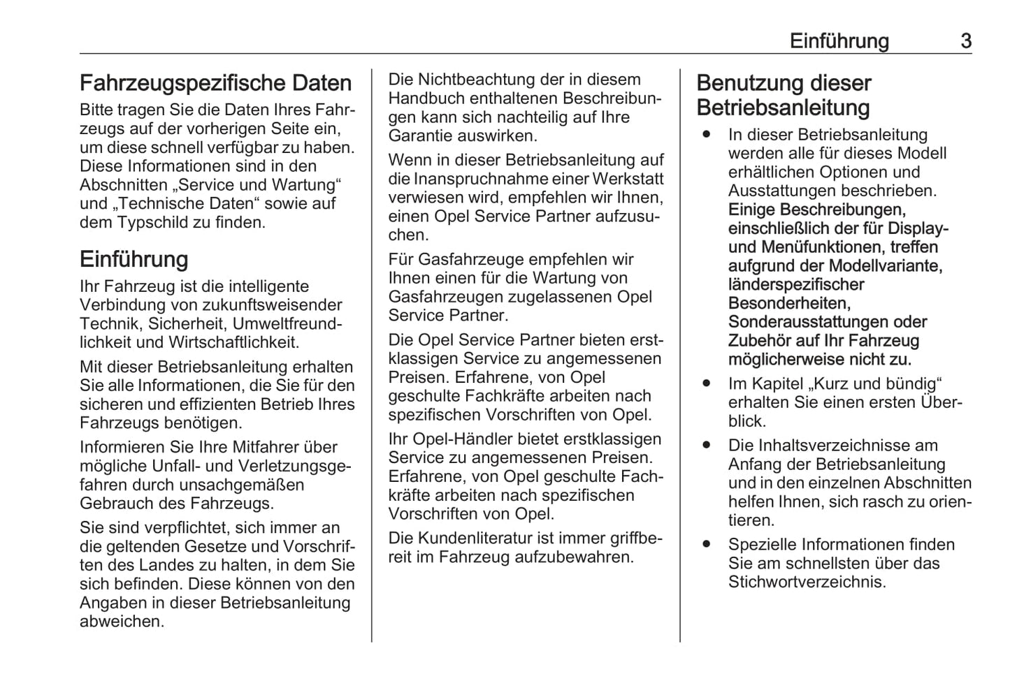 2017-2018 Opel Karl Owner's Manual | German