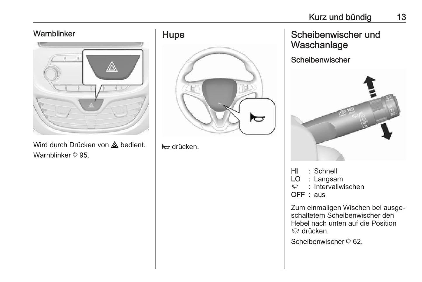 2017-2018 Opel Karl Owner's Manual | German