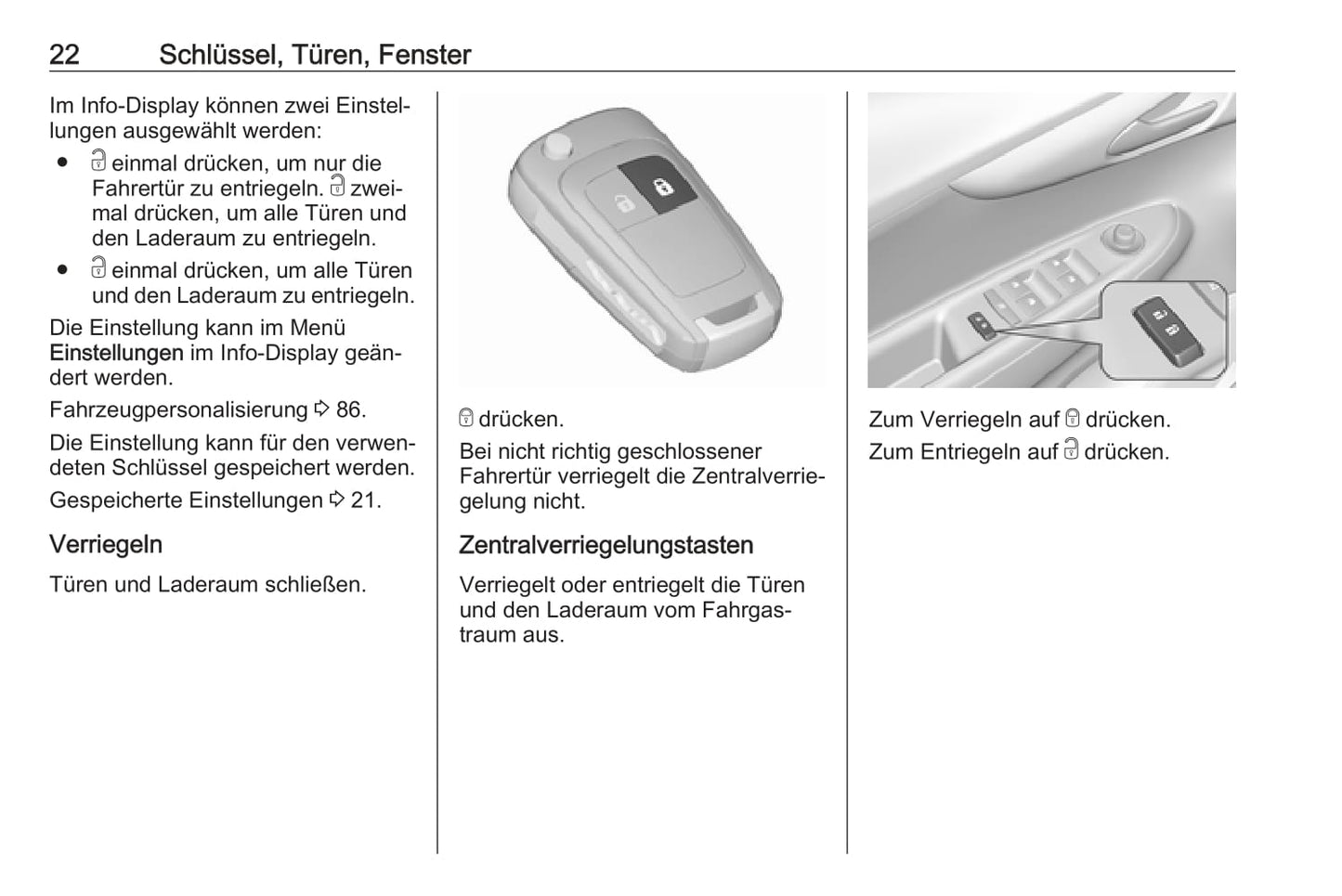 2017-2018 Opel Karl Owner's Manual | German